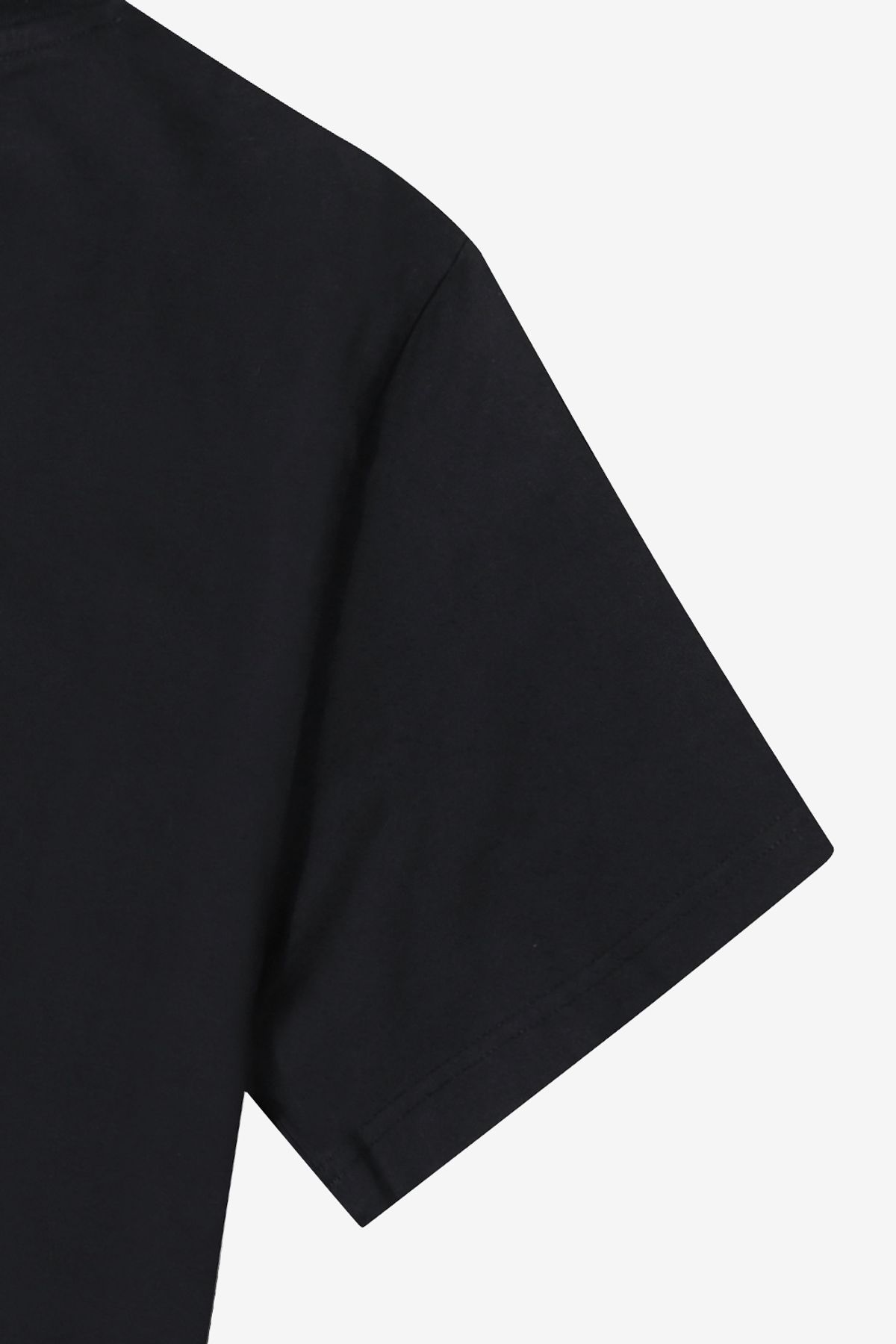 르몽생미셸(LE MONT ST MICHEL) TOBIN - INTERLOCK TEE SHIRT_Black