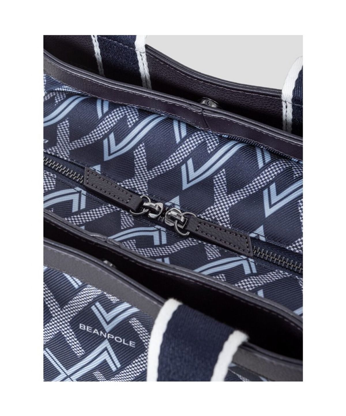 빈폴 액세서리(BEANPOLE ACCESSORY) 패턴 토트백  네이비
