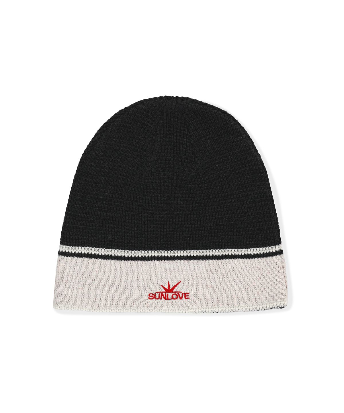 썬러브투어(SUNLOVETOUR) 72 Stripe beanie Charcoal