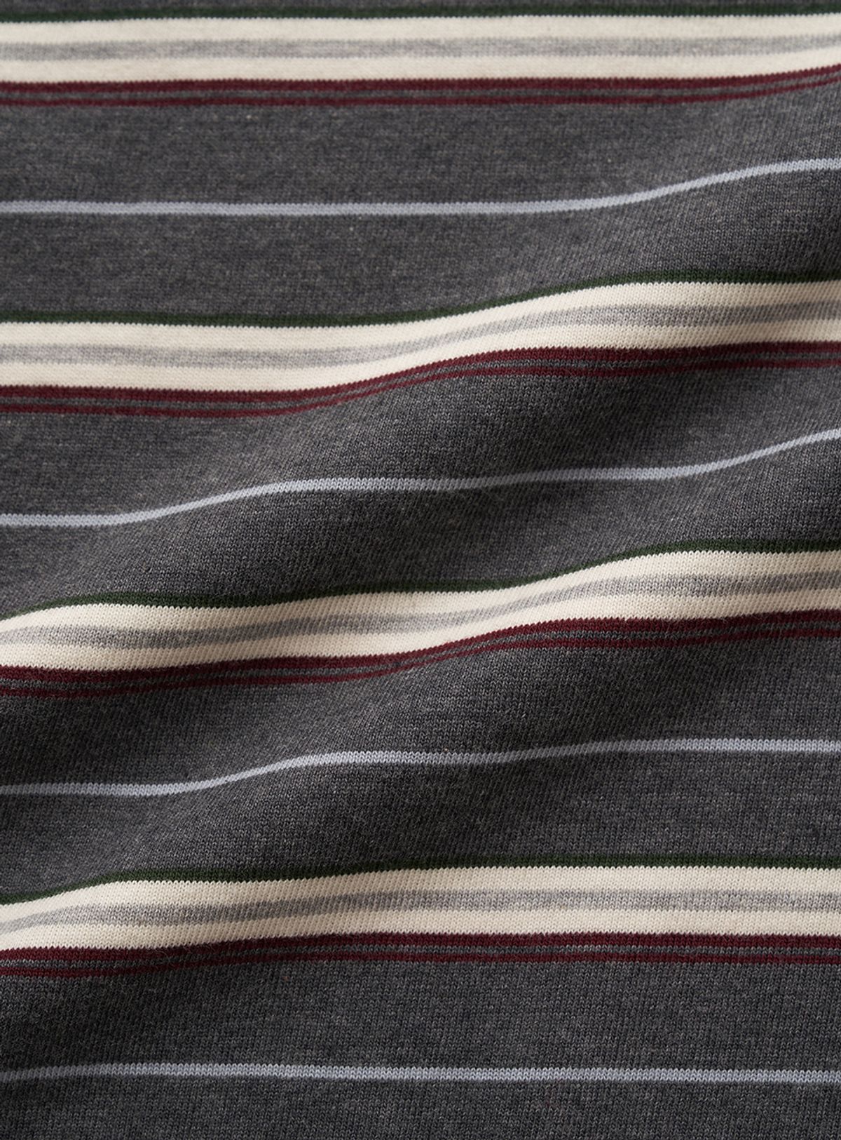 더바넷(THEBARNNET) Lang Stripe Overfit T-shirt_Grey