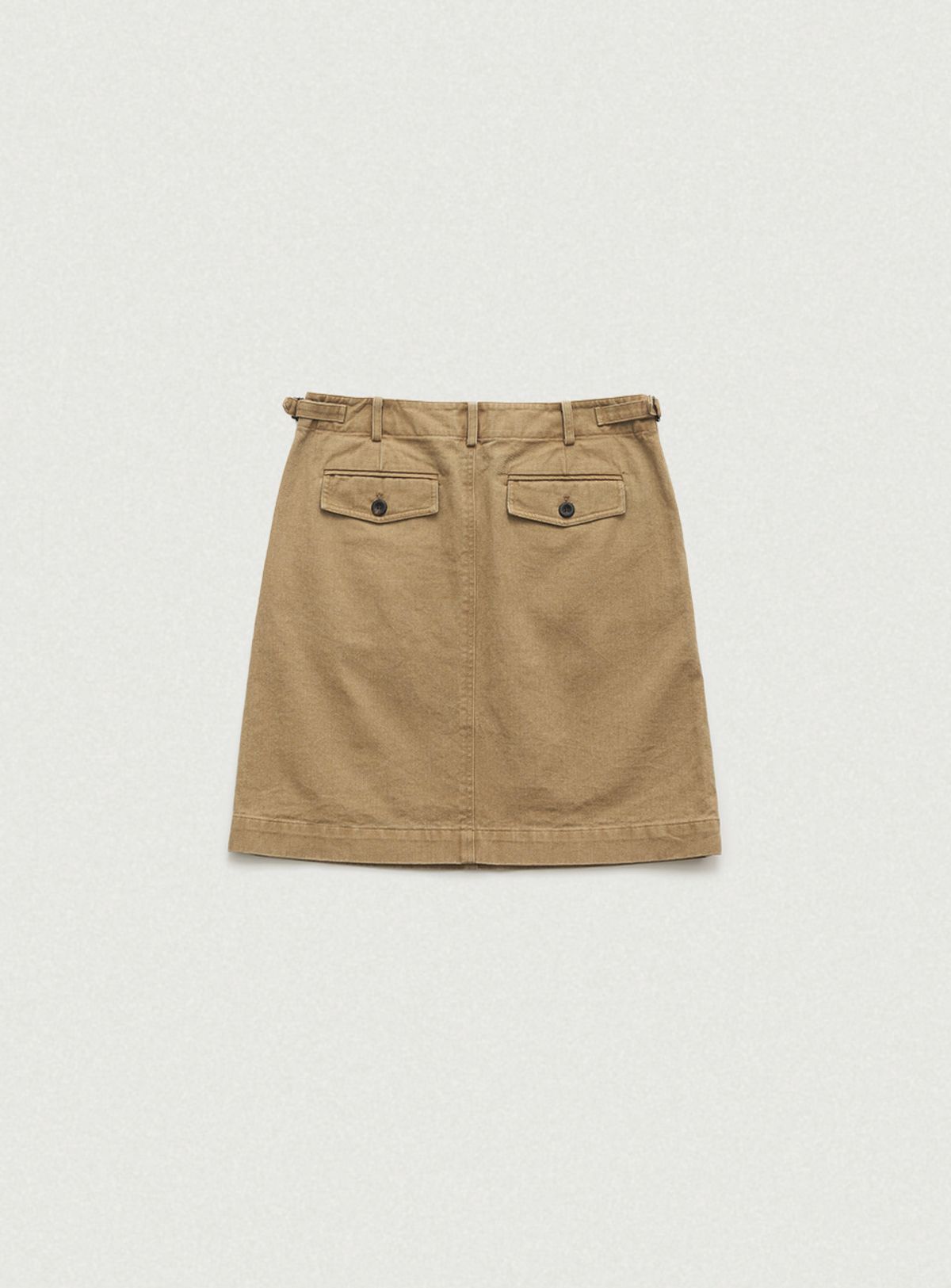더바넷(THEBARNNET) Tessie Cotton Midi Skirt_Camel