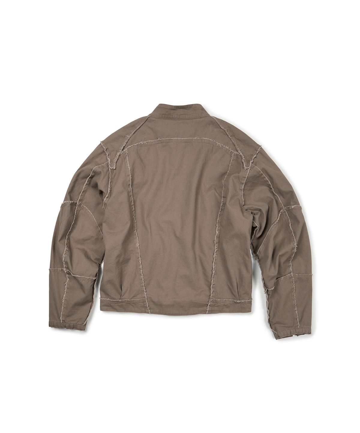 이티씨이(ETCE) DOUBLE ZIP MOTO JACKET (BROWN)
