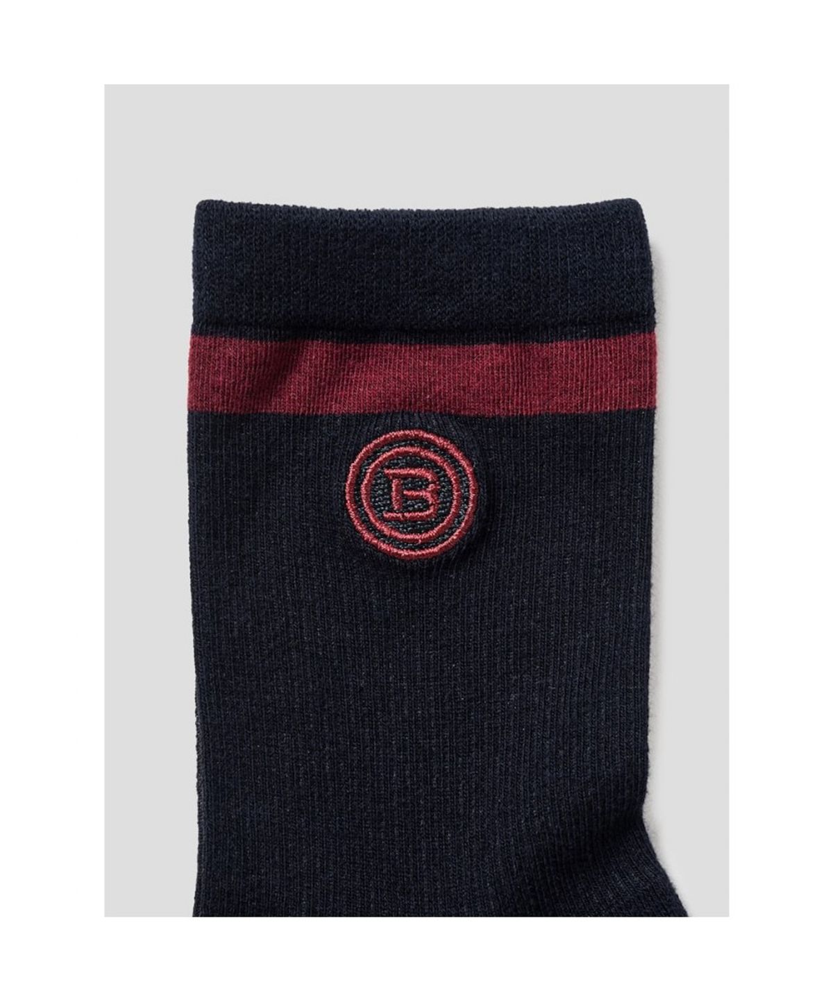 빈폴 액세서리(BEANPOLE ACCESSORY) 여성 스트라이프 미들삭스  네이비