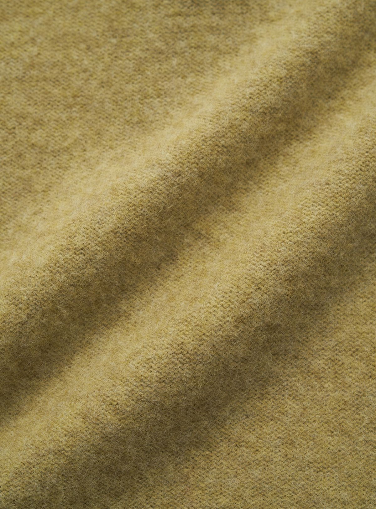 더바넷(THEBARNNET) Fluffy Half Collar Knit_Olive
