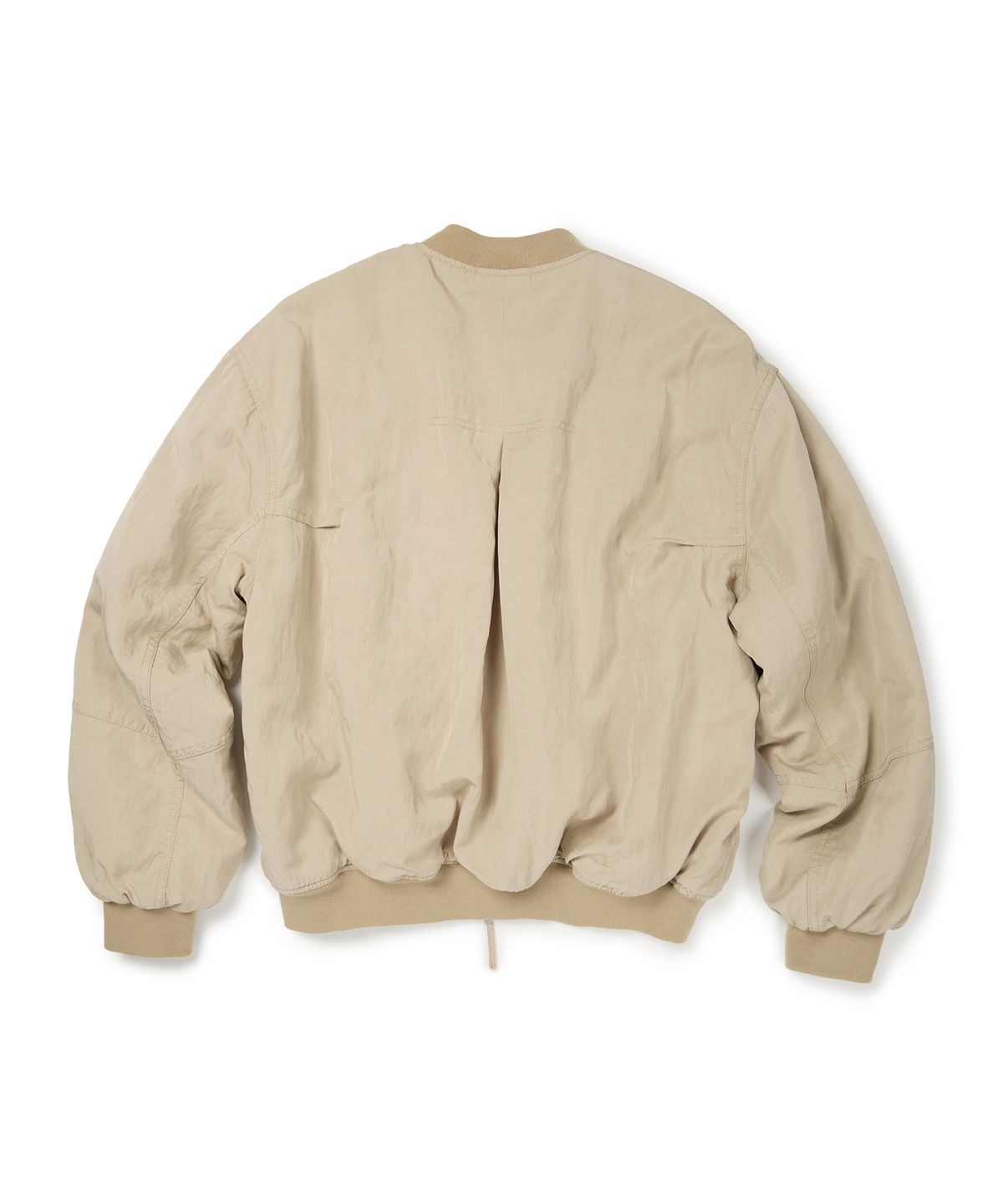 이티씨이(ETCE) WASHED BOMBER JACKET (BEIGE)