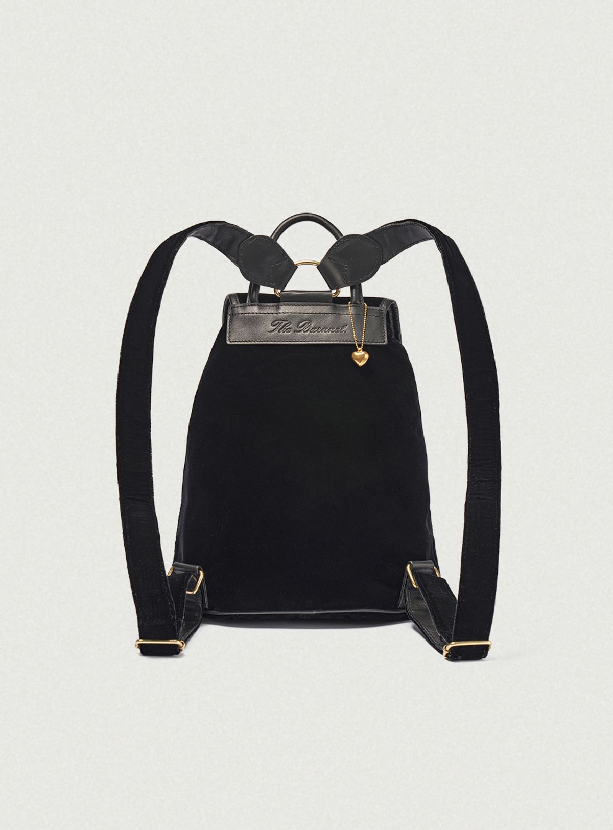더바넷(THEBARNNET) Little Black Velvet Backpack