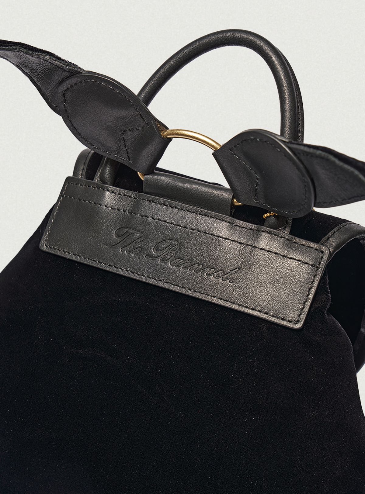 더바넷(THEBARNNET) Little Black Velvet Backpack