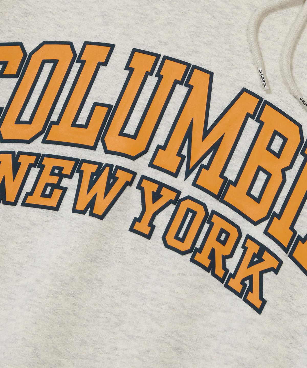 컬럼비아 유니버시티(COLUMBIA UNIVERSITY) 90 S ARCH FLEECE HOODIE_OATMEAL