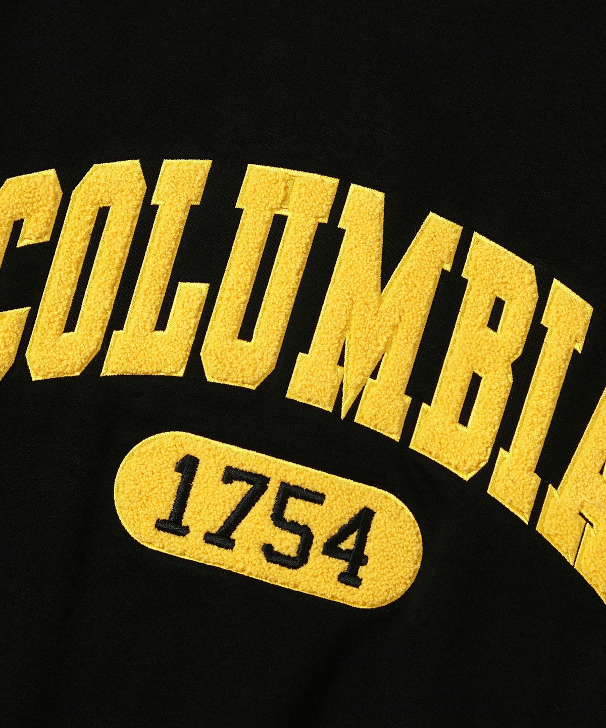 컬럼비아 유니버시티(COLUMBIA UNIVERSITY) 1754 ARCH BOUCLE FLEECE CREW NECK_BLACK