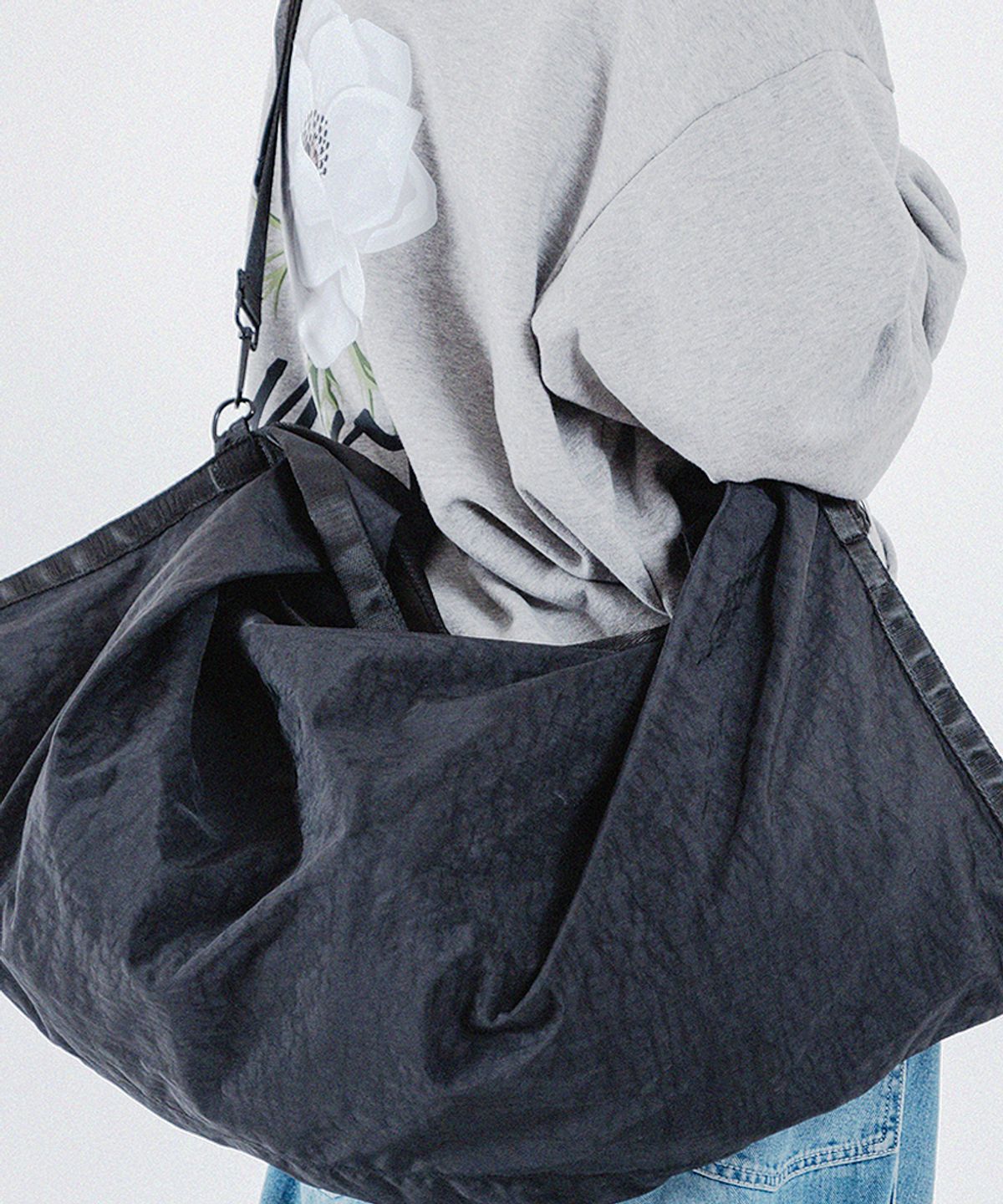 몬스터리퍼블릭(MONSTER REPUBLIC) BIGGER 2WAY CROSS BAG / BLACK