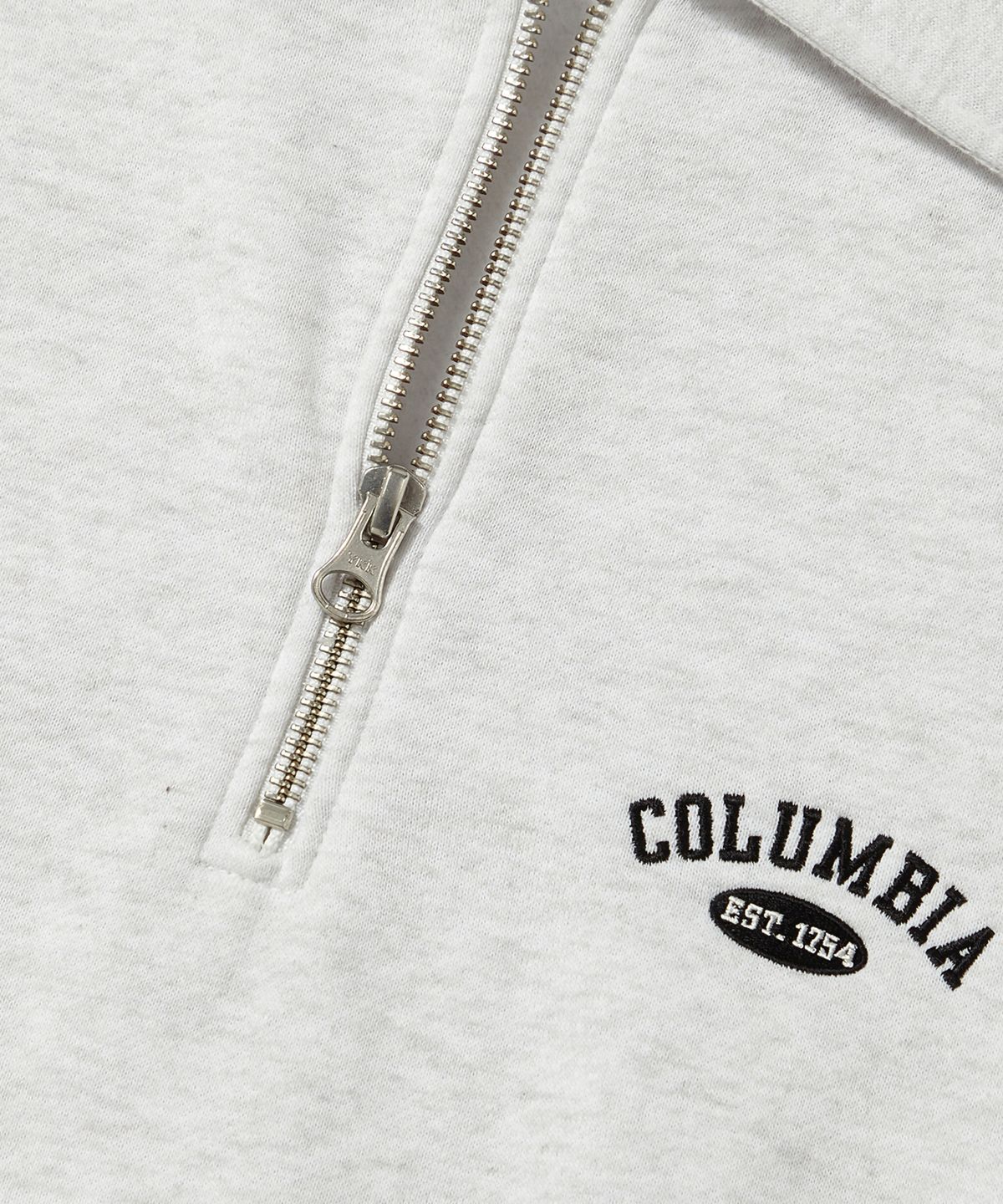 컬럼비아 유니버시티(COLUMBIA UNIVERSITY) CU ARCH FLEECE H/ZIP SWEATSHIRTS_LIGHT MELANGE