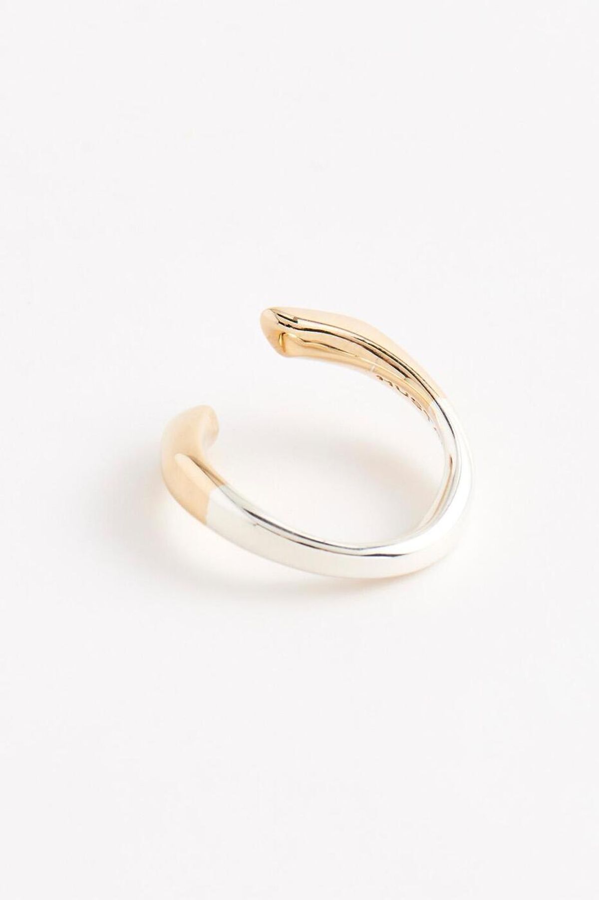 휴스타드(HUSTAD) 184 Combo twist Ring_14k 골드 콤보 트위스트 오픈 링