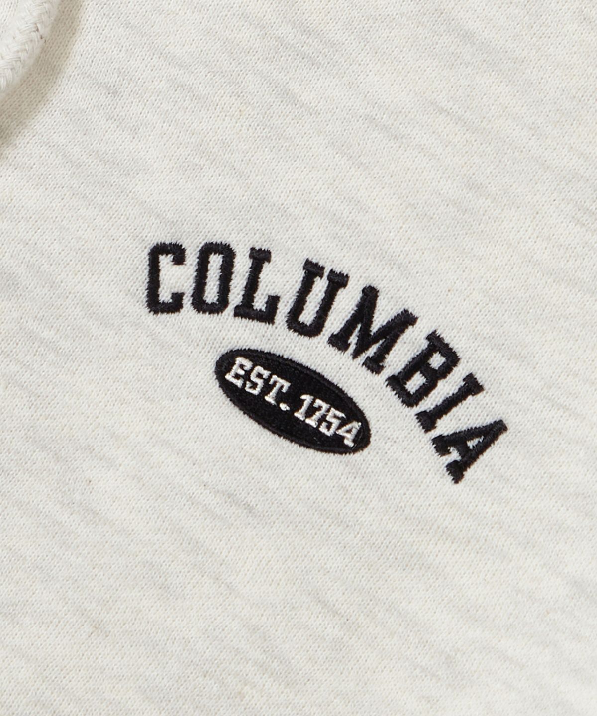 컬럼비아 유니버시티(COLUMBIA UNIVERSITY) CU ARCH FLEECE ZIP-UP HOODIE_OATMEAL