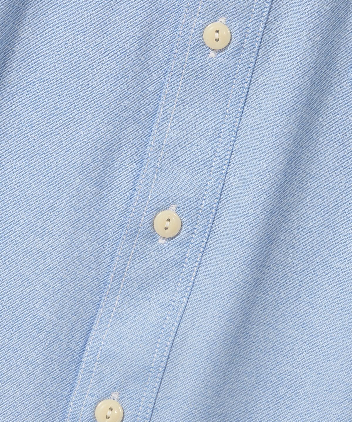 컬럼비아 유니버시티(COLUMBIA UNIVERSITY) SL-LABEL ONE POCKET OXFORD SHIRTS_BLUE