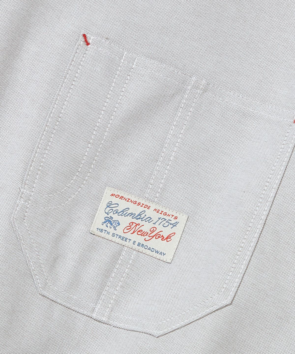 컬럼비아 유니버시티(COLUMBIA UNIVERSITY) SL-LABEL ONE POCKET OXFORD SHIRTS_GRAY