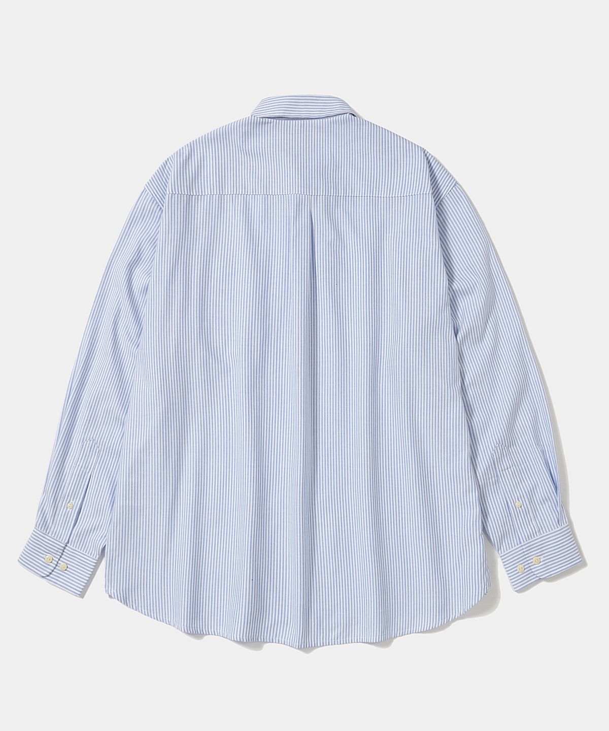컬럼비아 유니버시티(COLUMBIA UNIVERSITY) SL-LABEL ONE POCKET OXFORD SHIRTS_BLUE STRIPE