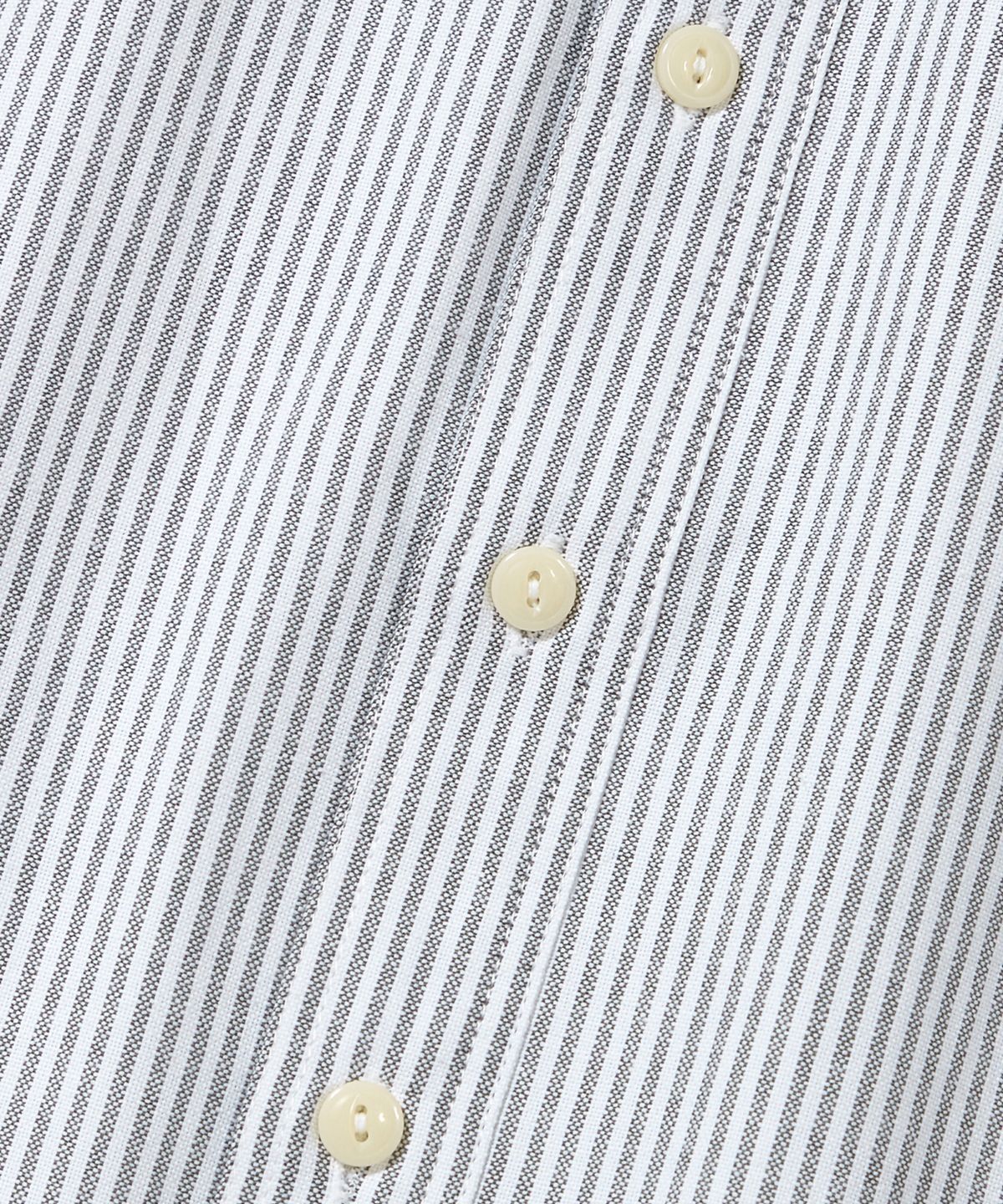 컬럼비아 유니버시티(COLUMBIA UNIVERSITY) SL-LABEL ONE POCKET OXFORD SHIRTS_GRAY STRIPE
