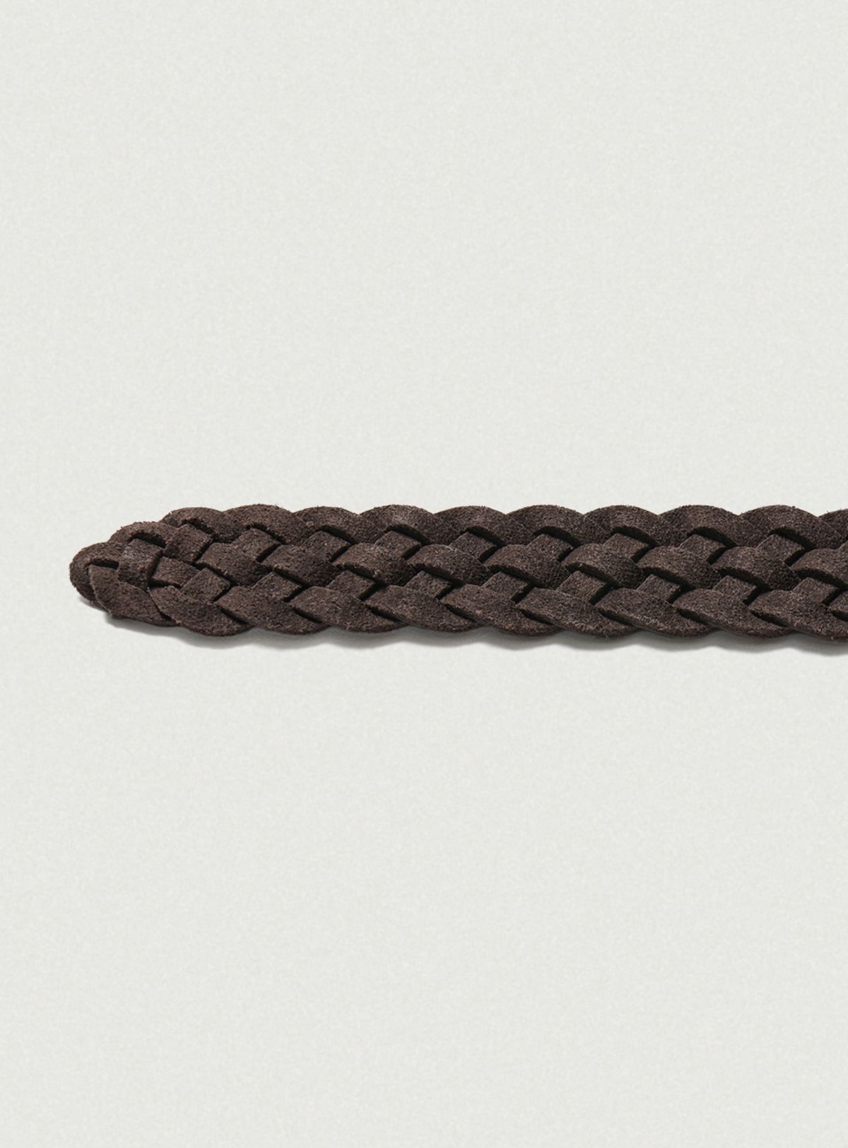 더바넷(THEBARNNET) Slim Leather Twist Belt_Brown