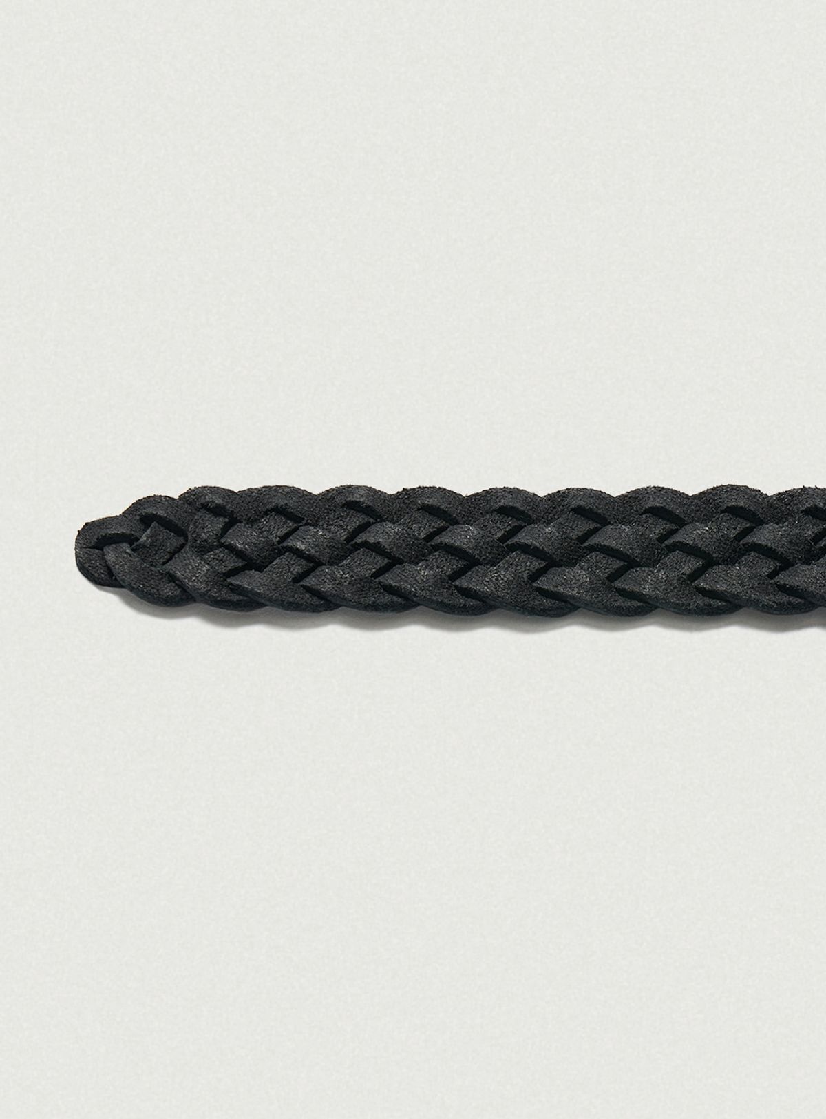 더바넷(THEBARNNET) Slim Leather Twist Belt_Black