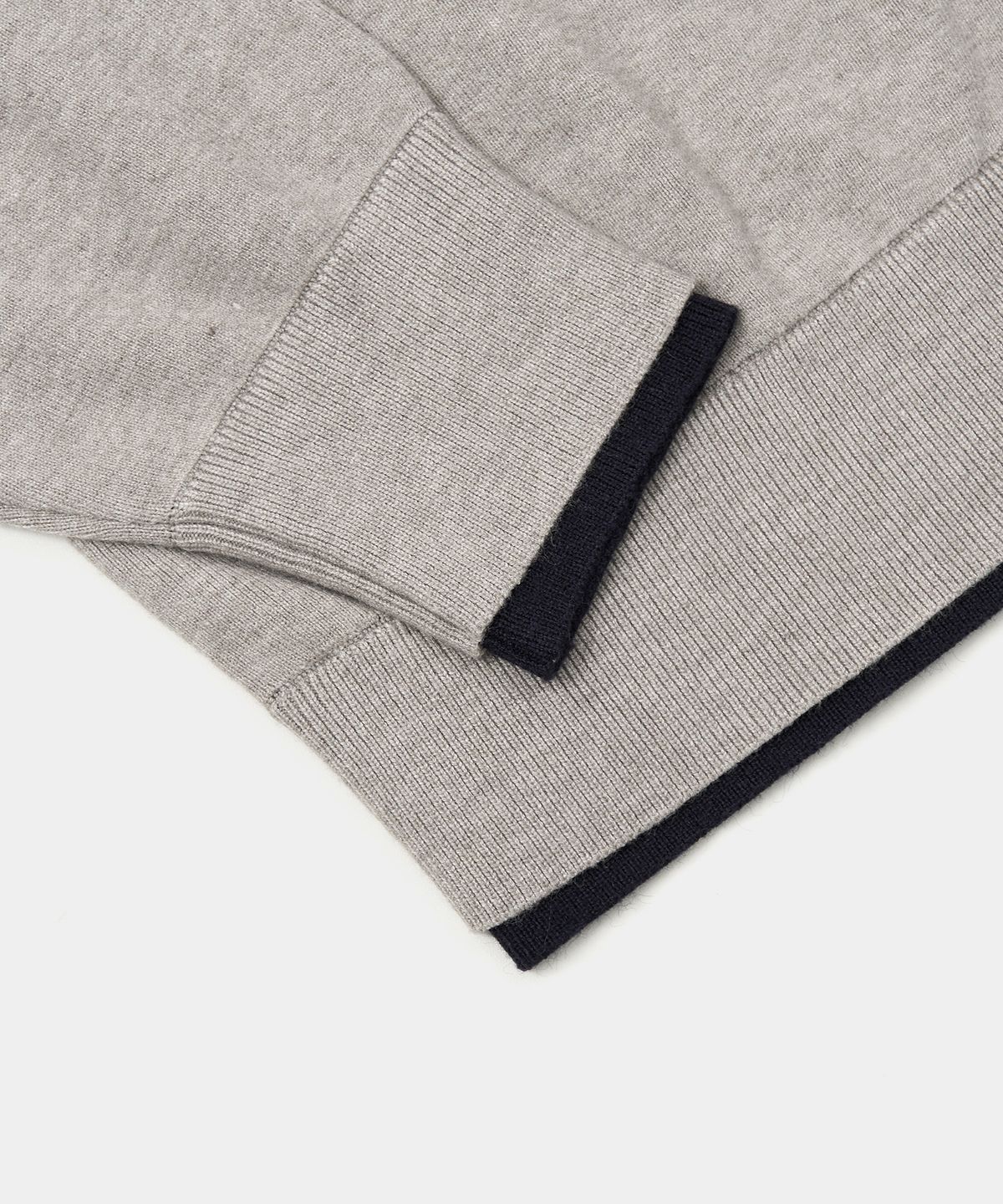 엑스컨테이너(EXCONTAINER) 레이어드 라운드 넥 가디건 (GREY)