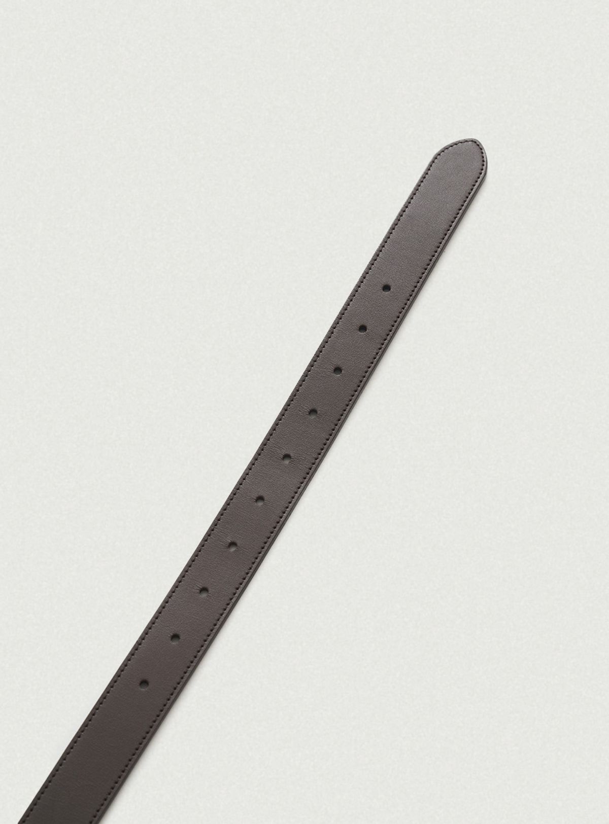 더바넷(THEBARNNET) Square Cowhide Leather Belt_Brown