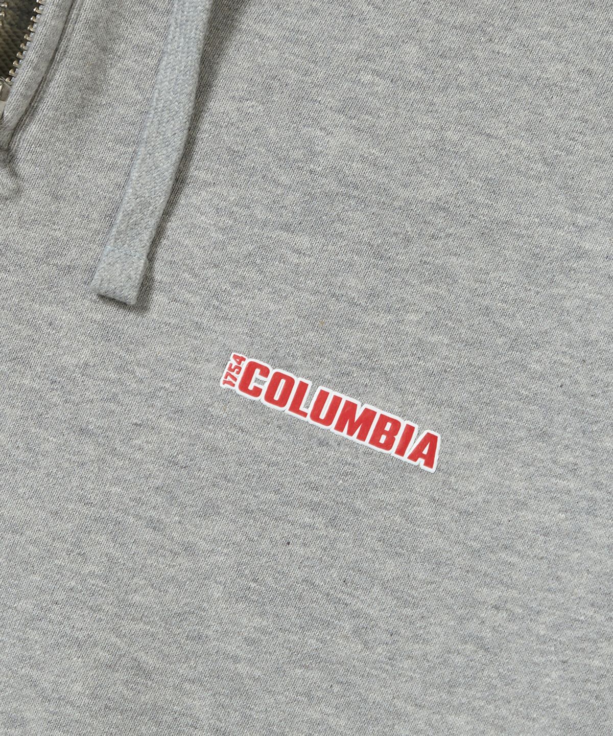 컬럼비아 유니버시티(COLUMBIA UNIVERSITY) BROADWAY TINY HEAVY TERRY H/ZIP HOODIE_LIGHT GRAY
