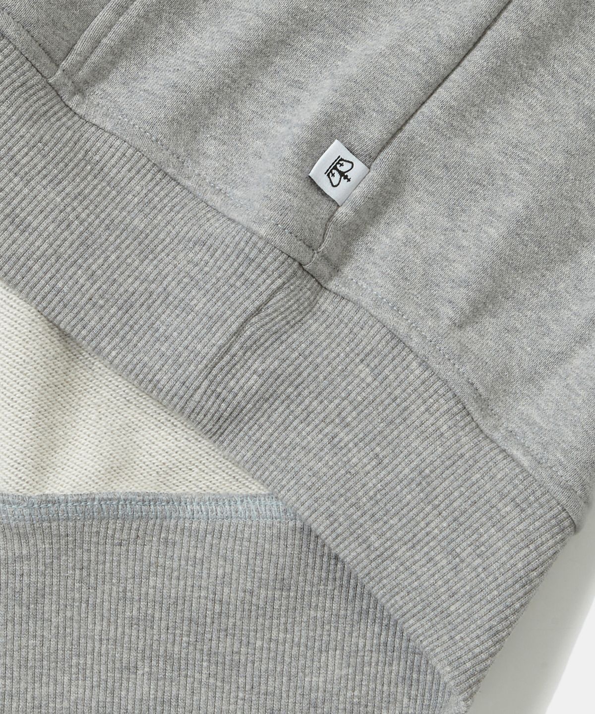 컬럼비아 유니버시티(COLUMBIA UNIVERSITY) BROADWAY TINY HEAVY TERRY H/ZIP HOODIE_LIGHT GRAY