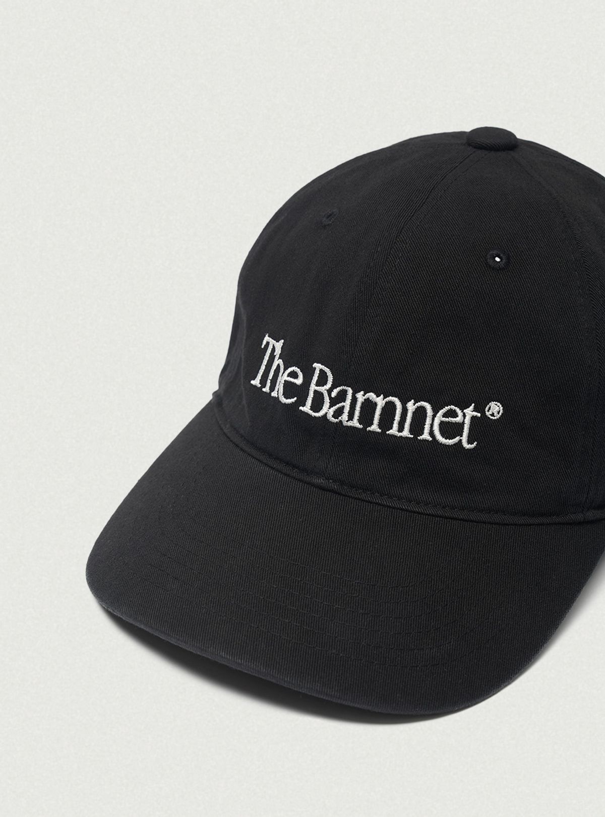 더바넷(THEBARNNET) Logo Ball Cap_Black
