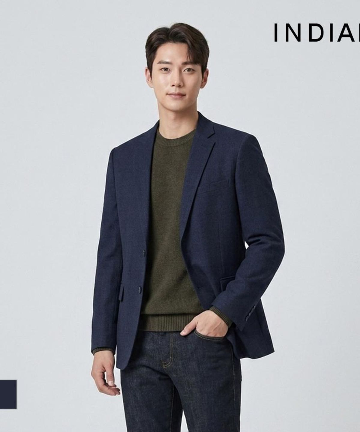 인디안(INDIAN) 글렌체크 자켓_MIVFUYF9261