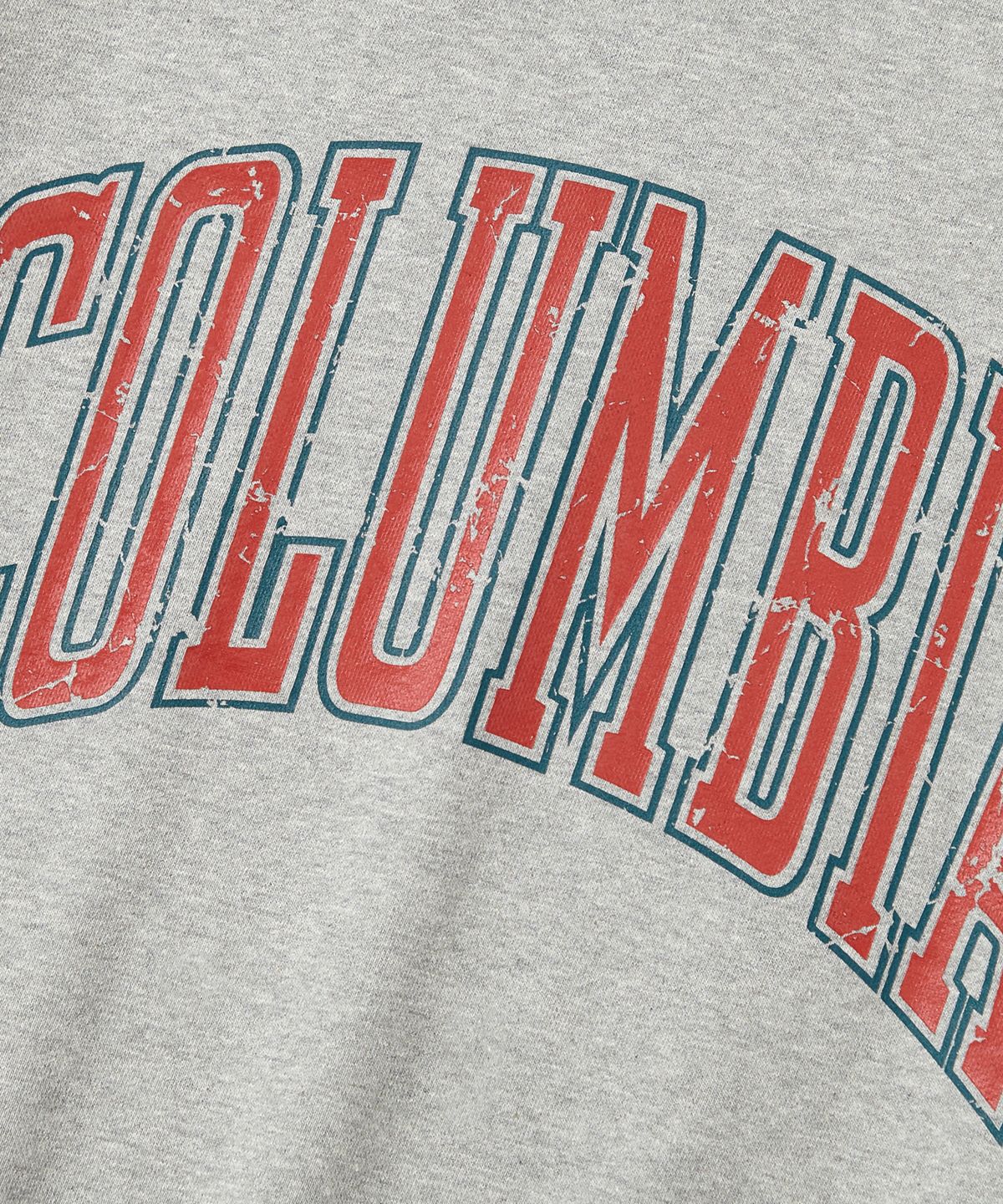 컬럼비아 유니버시티(COLUMBIA UNIVERSITY) VTG BIG CRACK HEAVY TERRY CREW NECK_M.GRAY