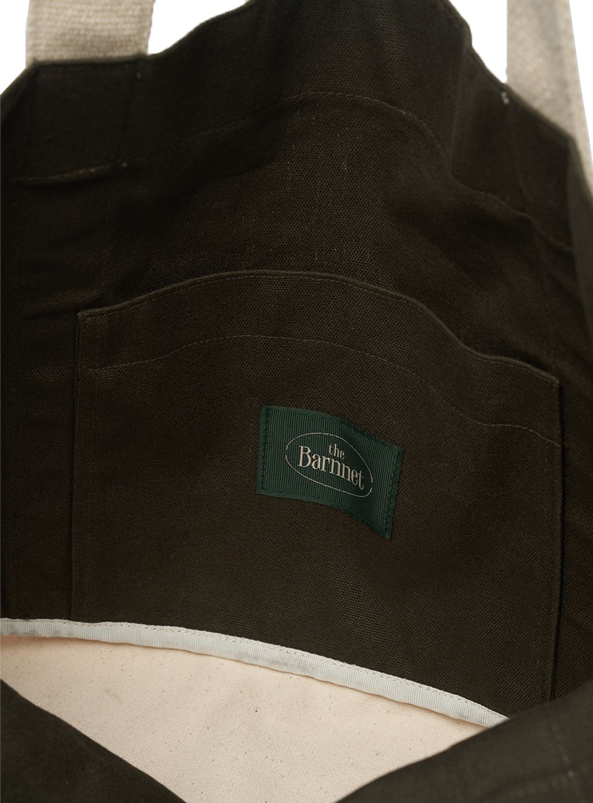 더바넷(THEBARNNET) Canvas Baren Tote Bag_Khaki