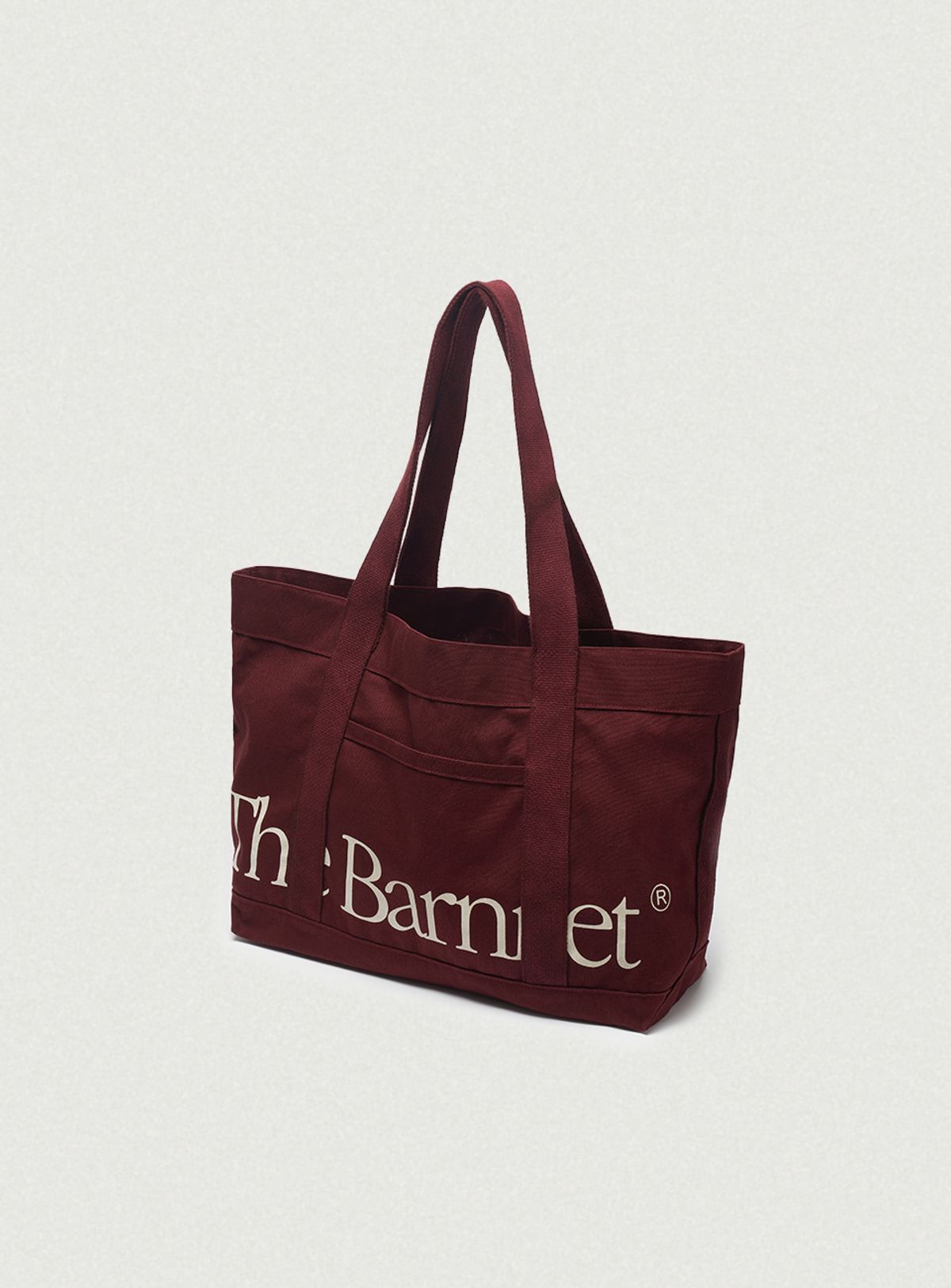 더바넷(THEBARNNET) Canvas Baren Tote Bag_Burgundy