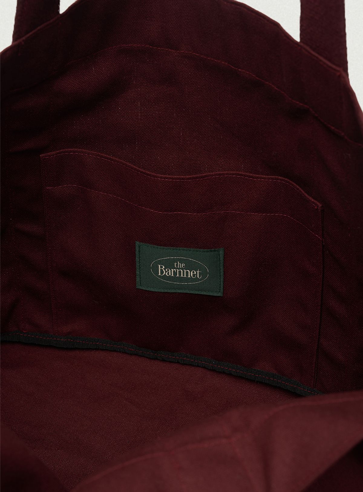 더바넷(THEBARNNET) Canvas Baren Tote Bag_Burgundy