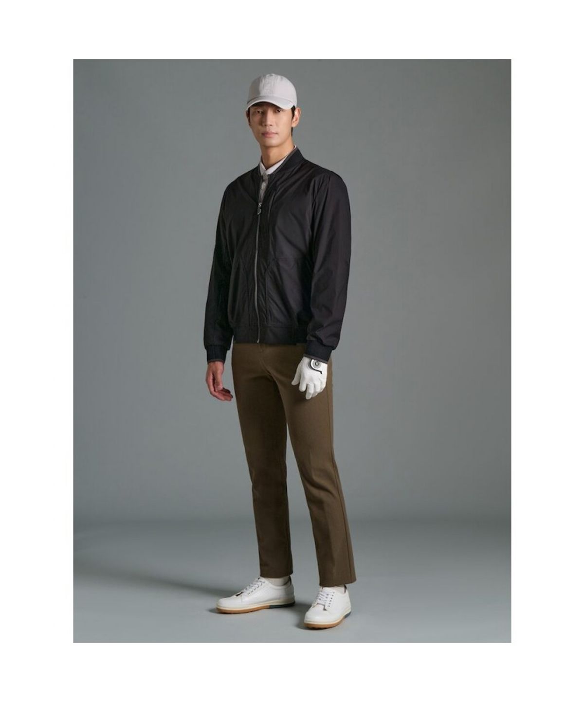 빈폴골프(BEANPOLE GOLF) 남성 가을 블루종 점퍼  블랙