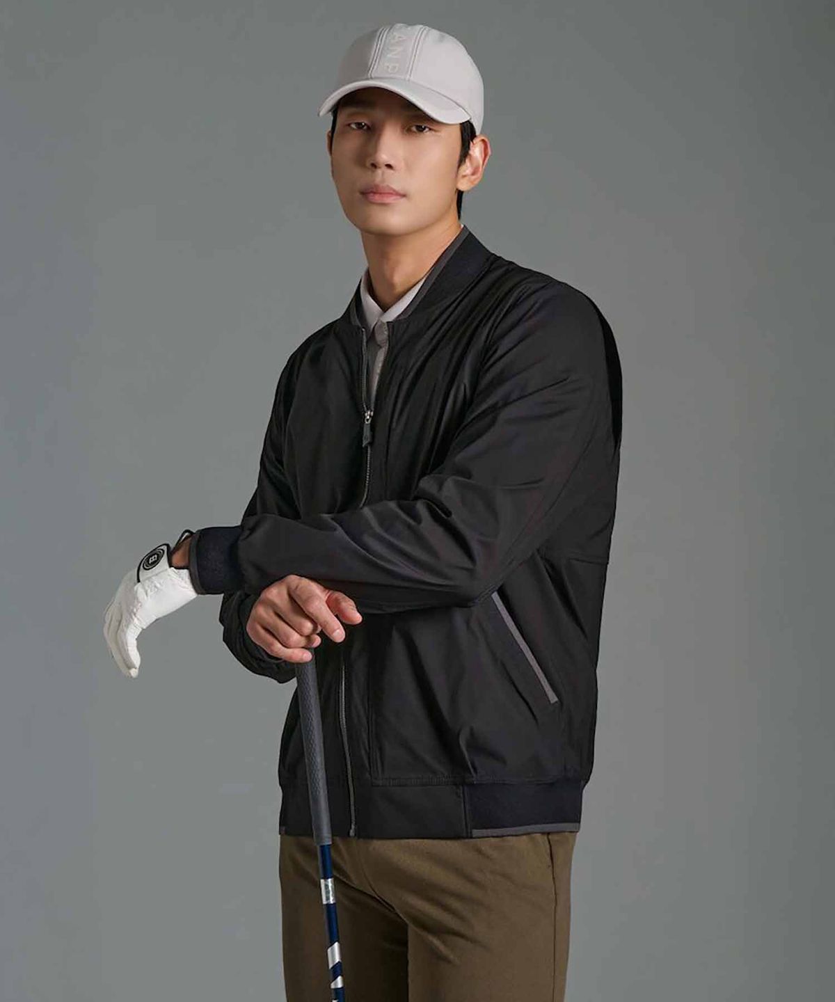 빈폴골프(BEANPOLE GOLF) 남성 가을 블루종 점퍼  블랙