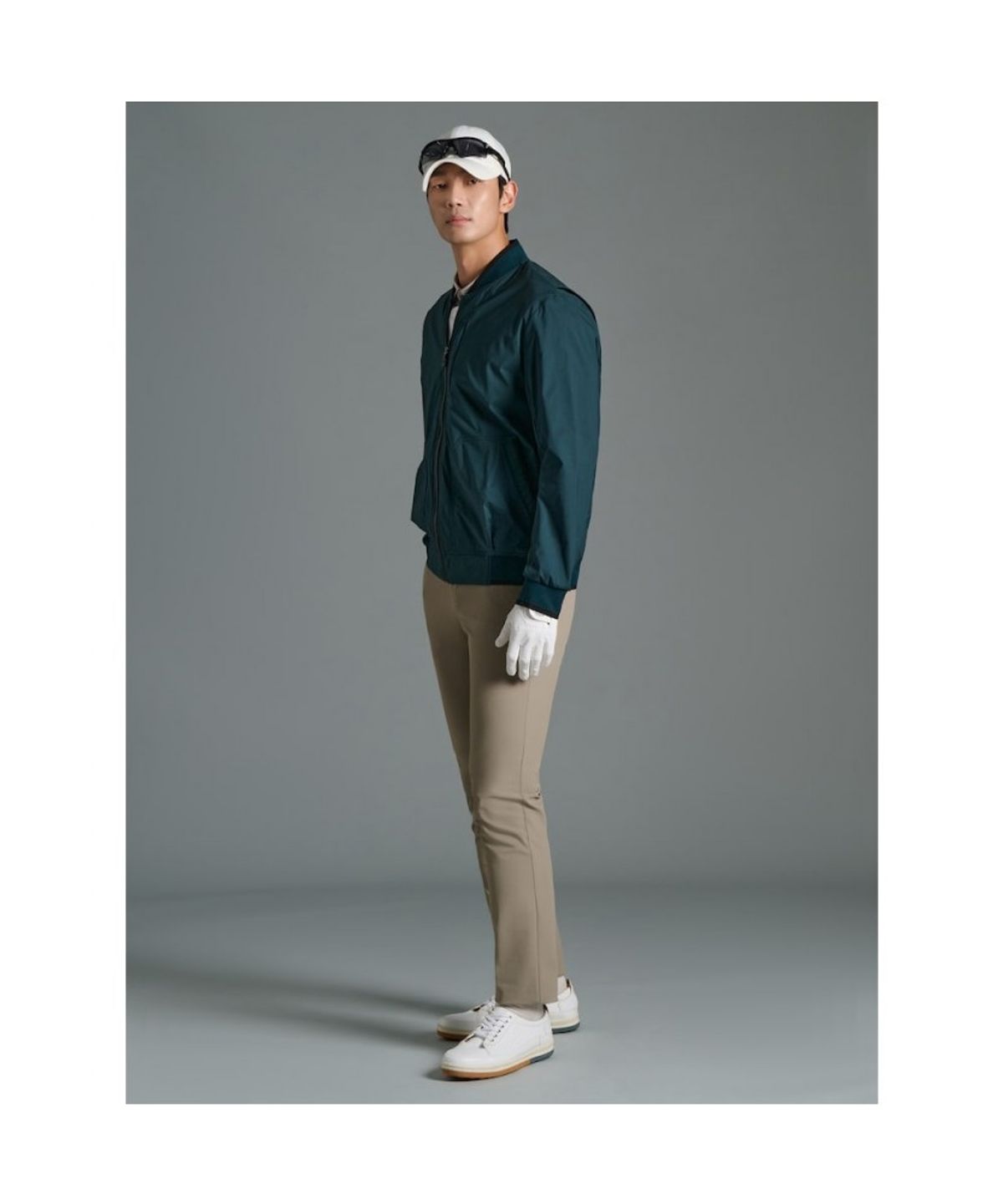 빈폴골프(BEANPOLE GOLF) 남성 가을 블루종 점퍼  그린