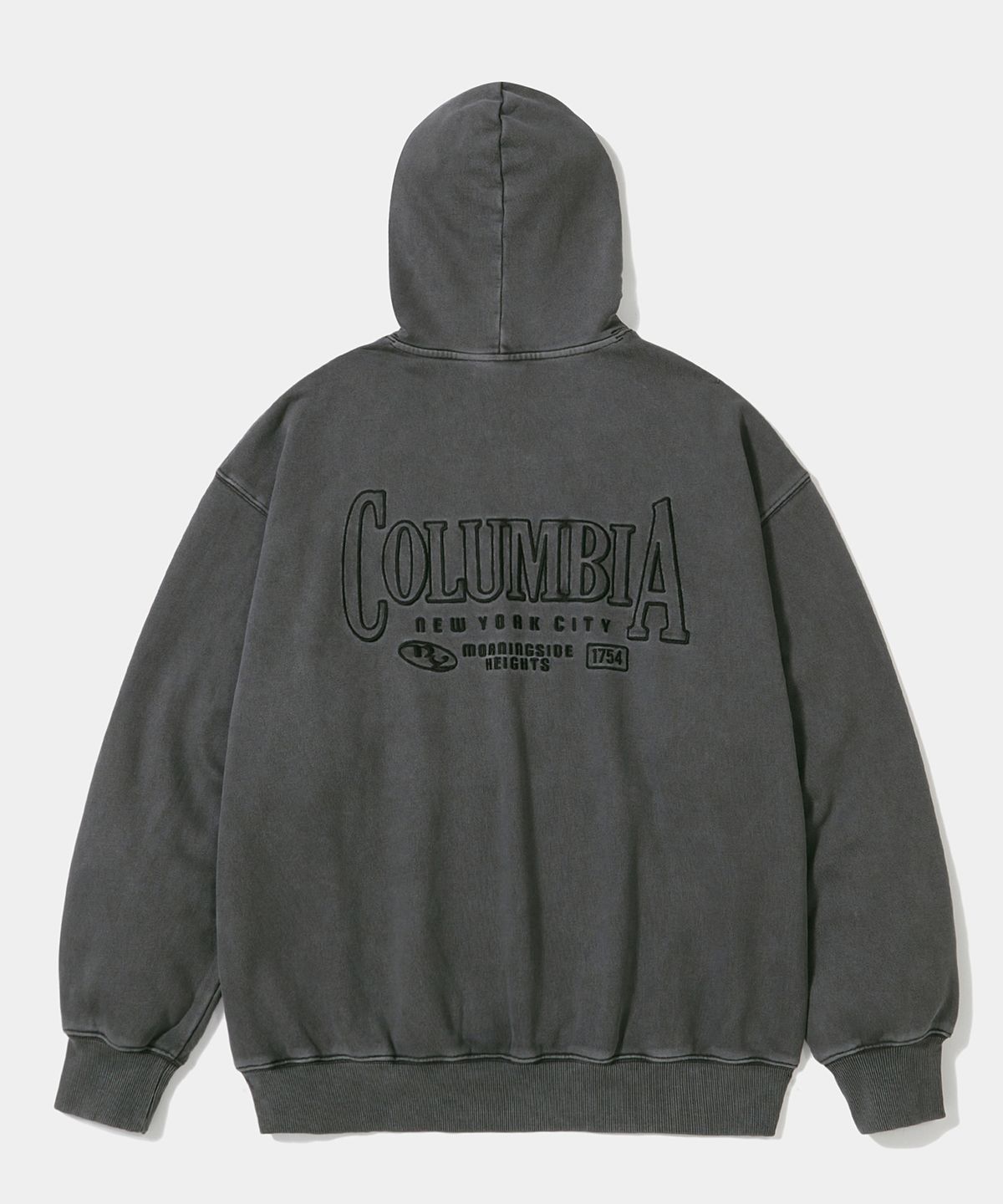 컬럼비아 유니버시티(COLUMBIA UNIVERSITY) VTG DYEING HEAVY TERRY HOODIE_CHARCOAL