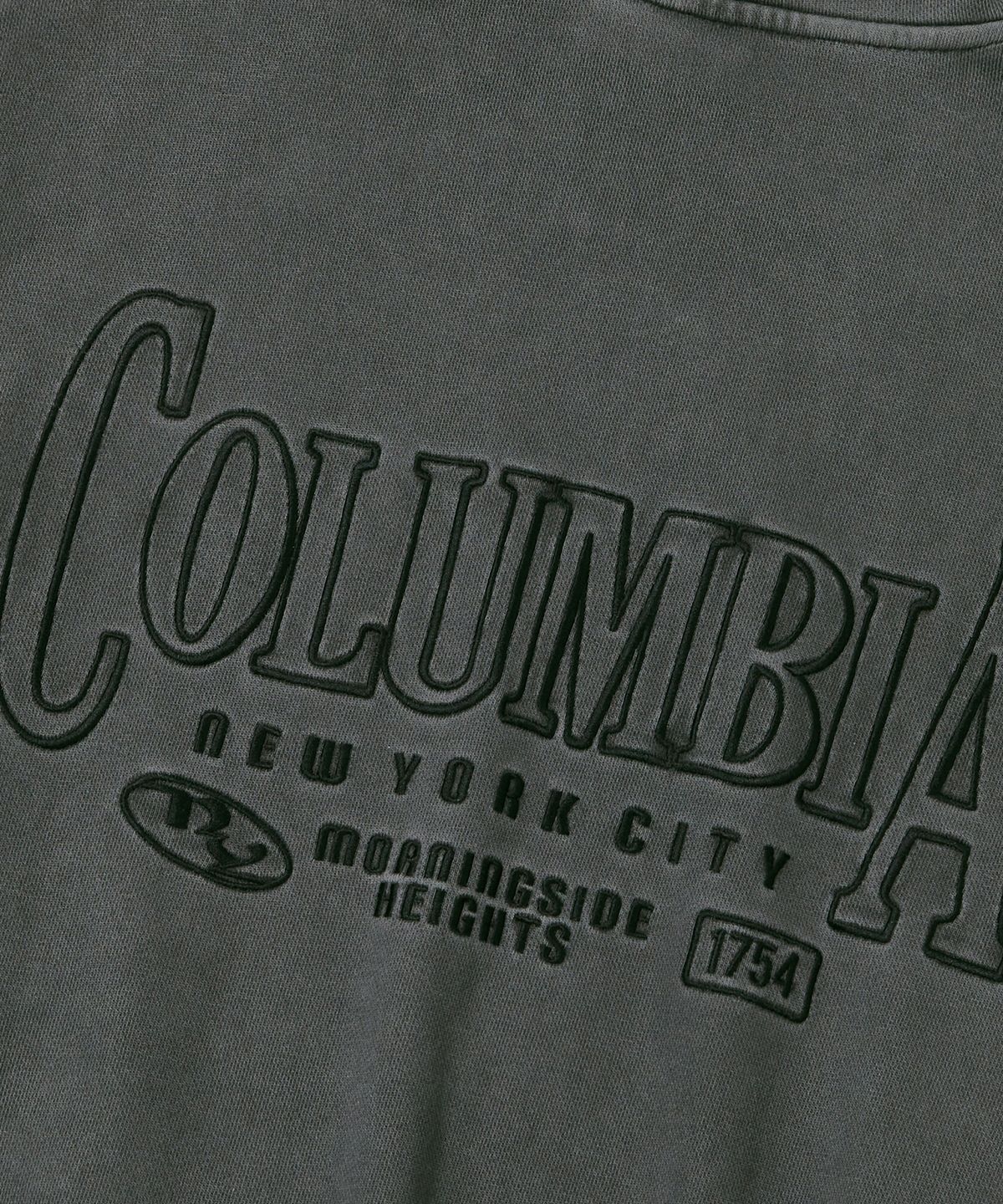 컬럼비아 유니버시티(COLUMBIA UNIVERSITY) VTG DYEING HEAVY TERRY HOODIE_CHARCOAL