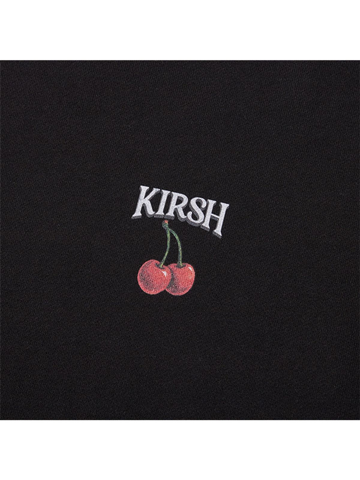키르시(KIRSH) 듀이 체리 유니 루즈핏 스웻셔츠 [블랙]