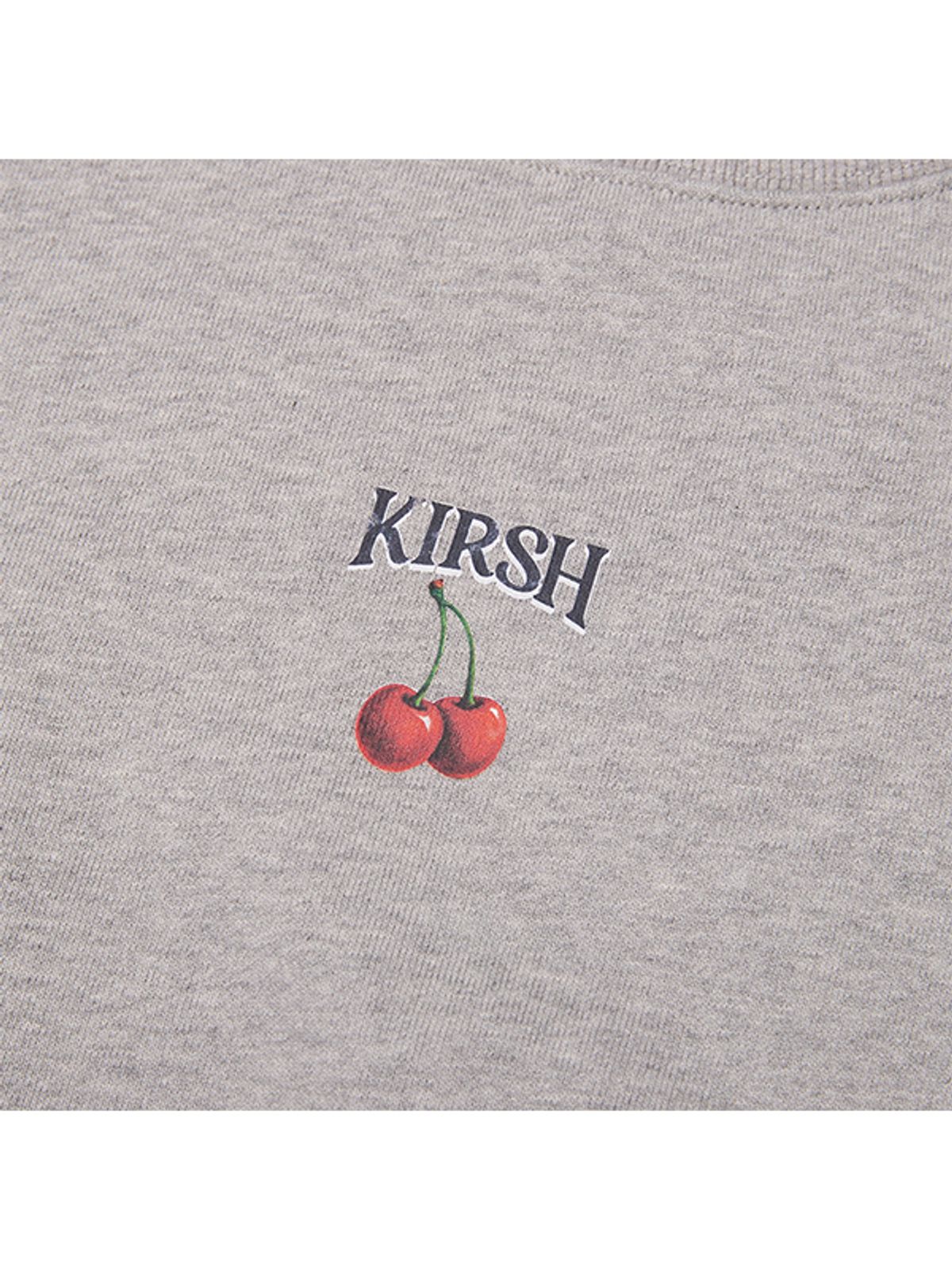 키르시(KIRSH) 듀이 체리 유니 루즈핏 스웻셔츠 [멜란지 그레이]