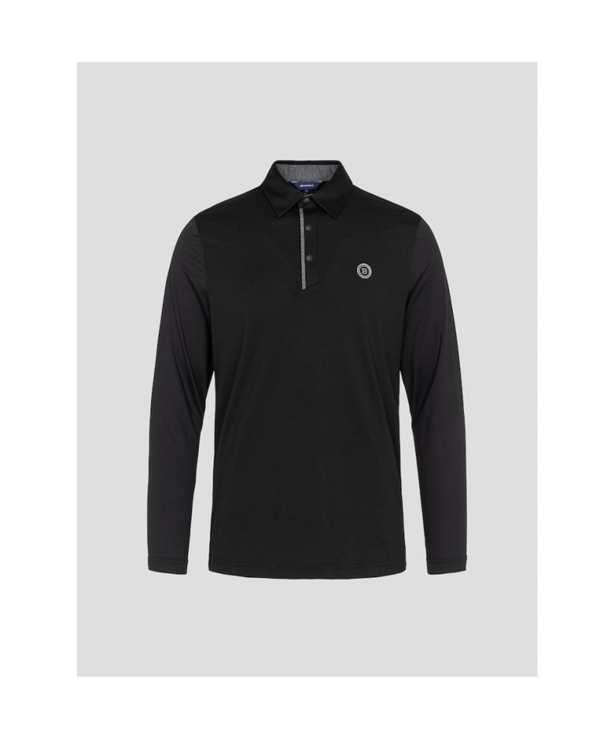 빈폴골프(BEANPOLE GOLF) 남성 소매 배색 칼라 티셔츠  블랙