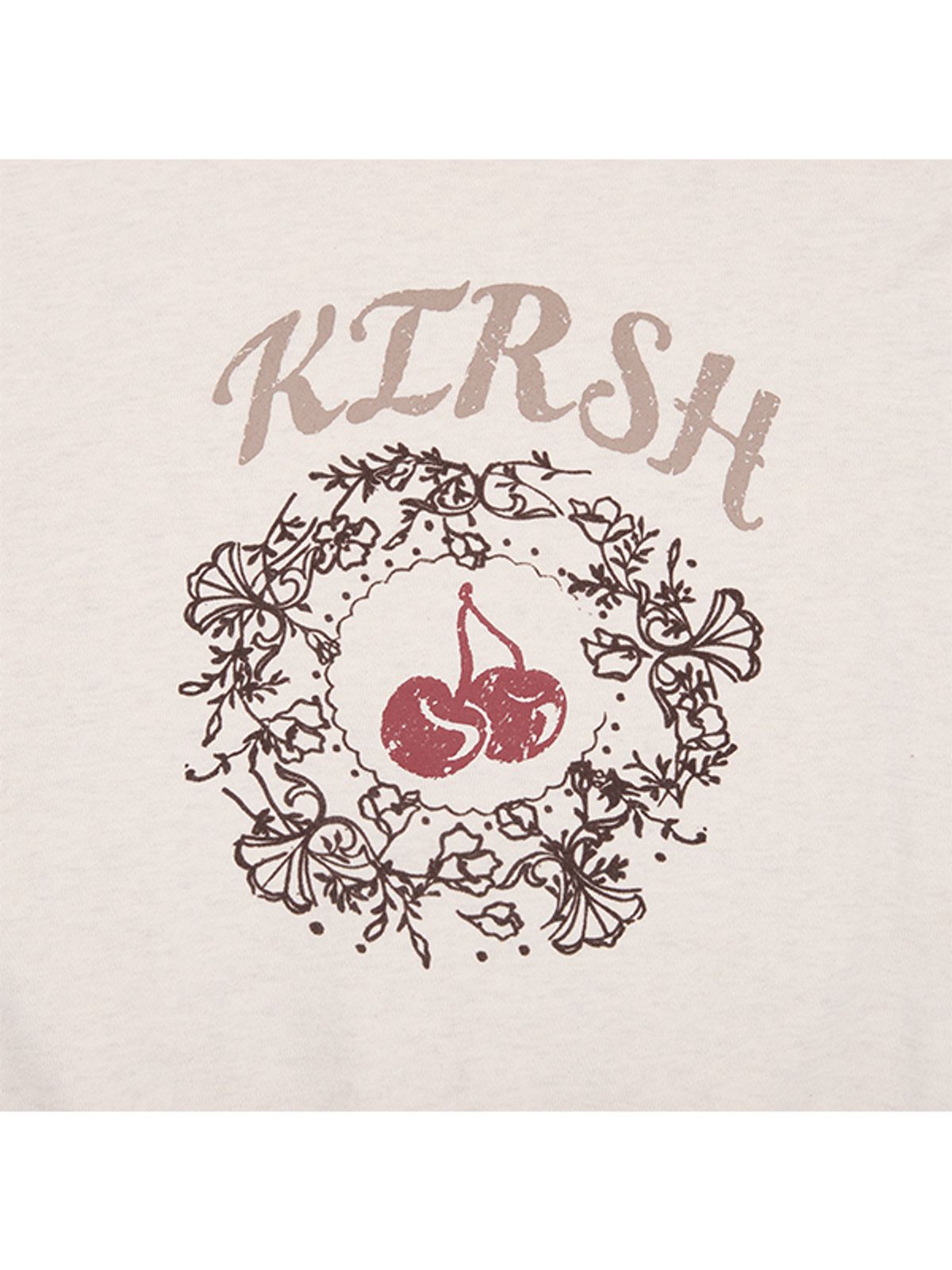 키르시(KIRSH) 빈티지 그래픽 크롭 스웻셔츠 [오트밀]