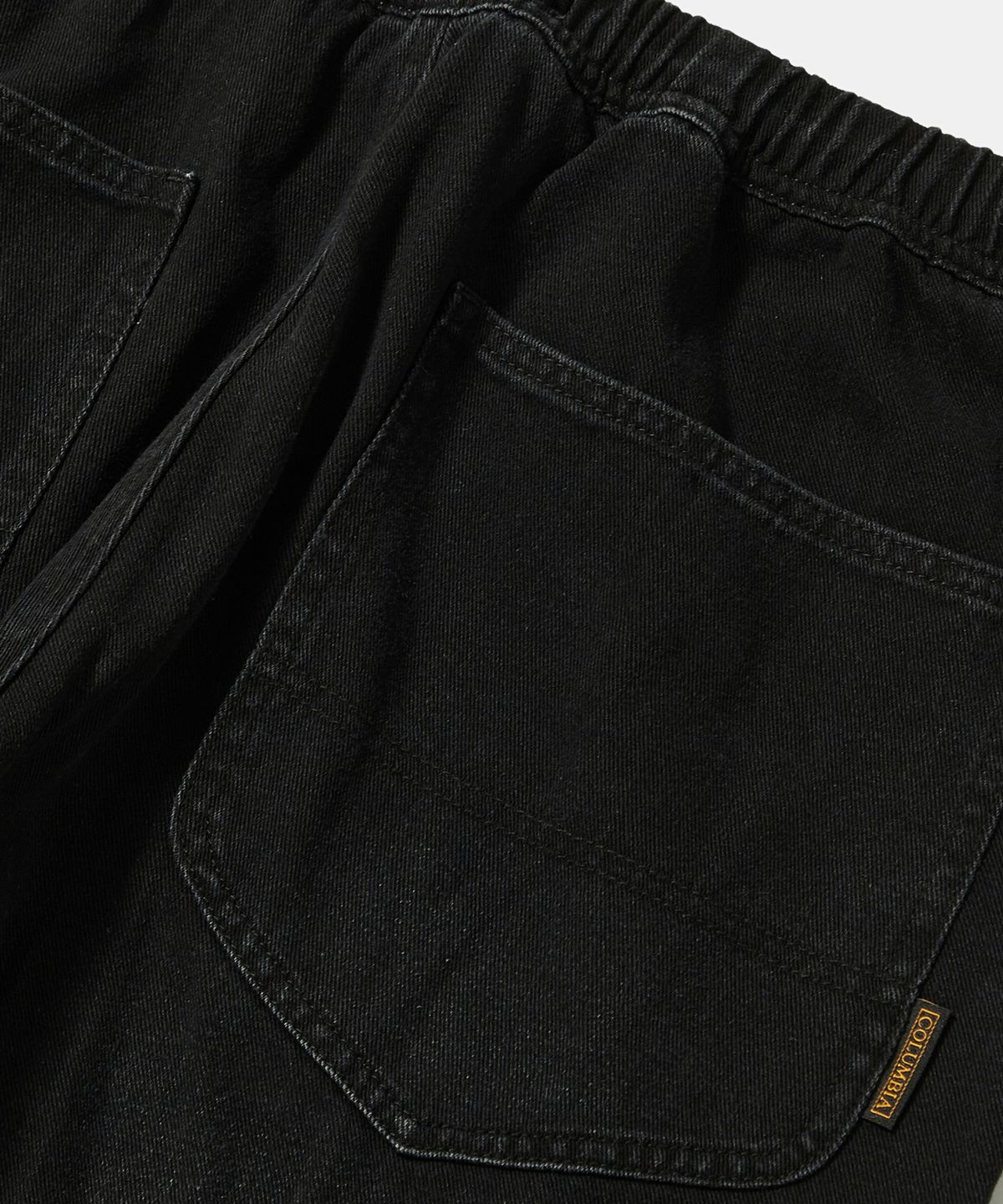 컬럼비아 유니버시티(COLUMBIA UNIVERSITY) TRAJAN LABEL LOOSE-FIT WASHED DENIM PANTS_BLACK JEAN