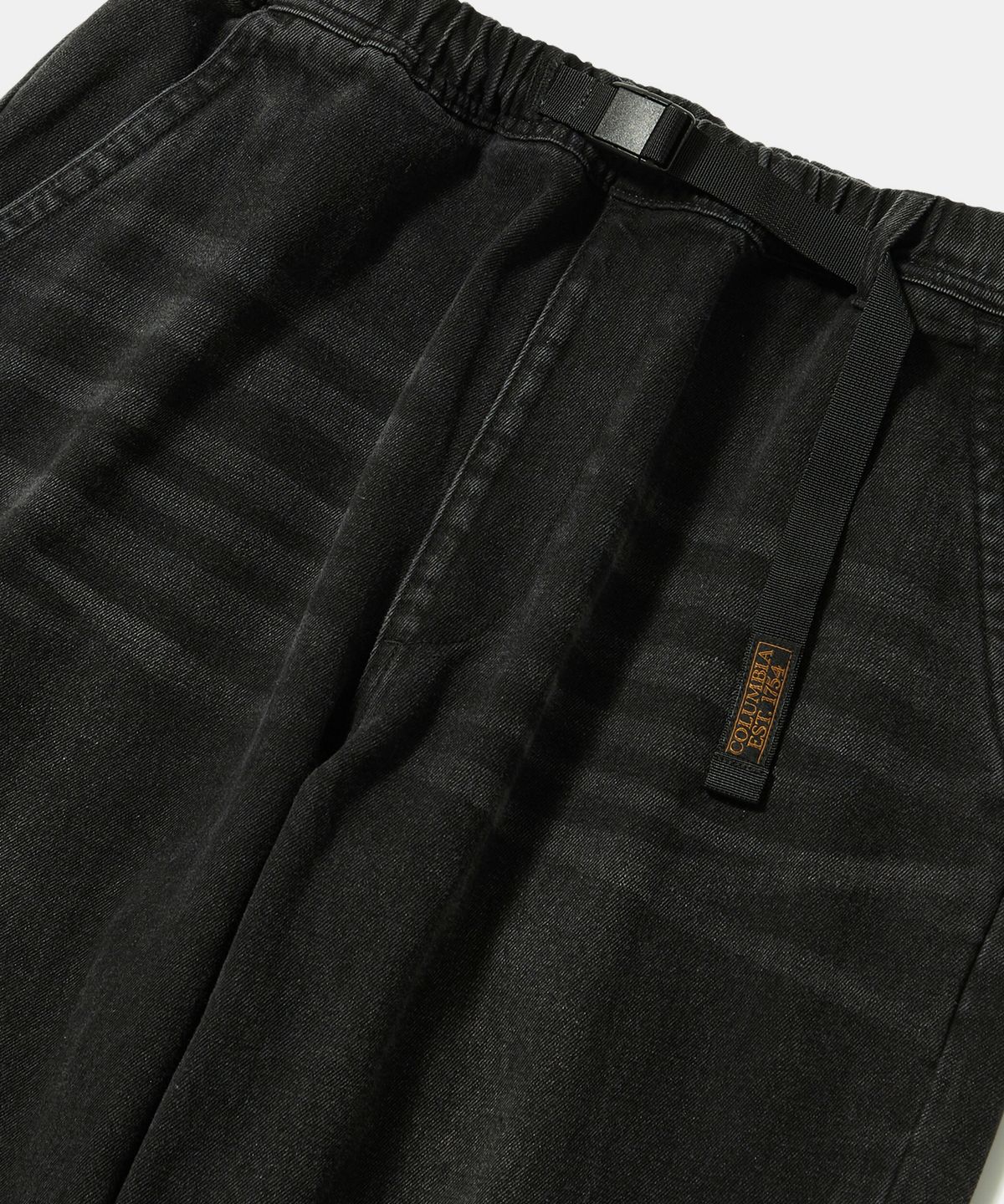 컬럼비아 유니버시티(COLUMBIA UNIVERSITY) TRAJAN LABEL LOOSE-FIT WASHED DENIM PANTS_GRAY JEAN