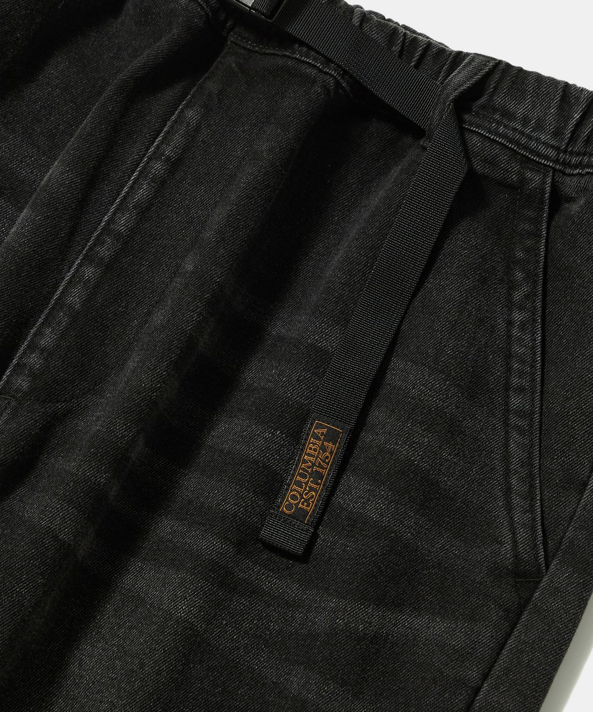 컬럼비아 유니버시티(COLUMBIA UNIVERSITY) TRAJAN LABEL LOOSE-FIT WASHED DENIM PANTS_GRAY JEAN