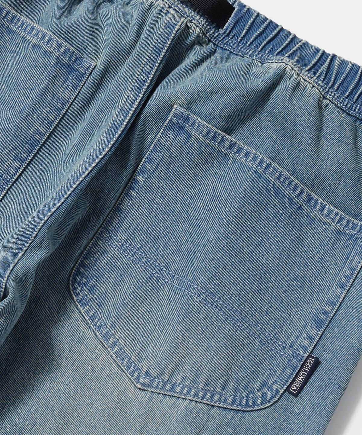 컬럼비아 유니버시티(COLUMBIA UNIVERSITY) TRAJAN LABEL LOOSE-FIT WASHED DENIM PANTS_LIGHT JEAN