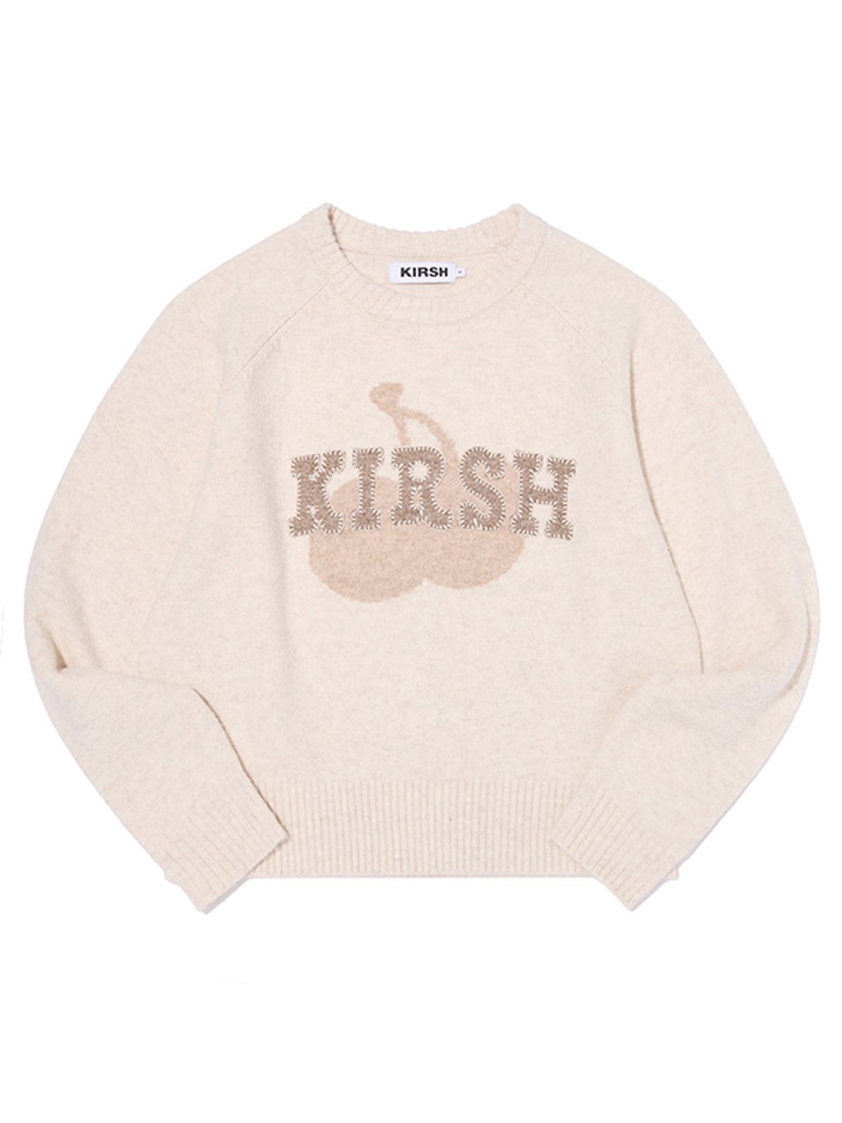 키르시(KIRSH) 루즈핏 패치워크 풀오버 [아이보리]