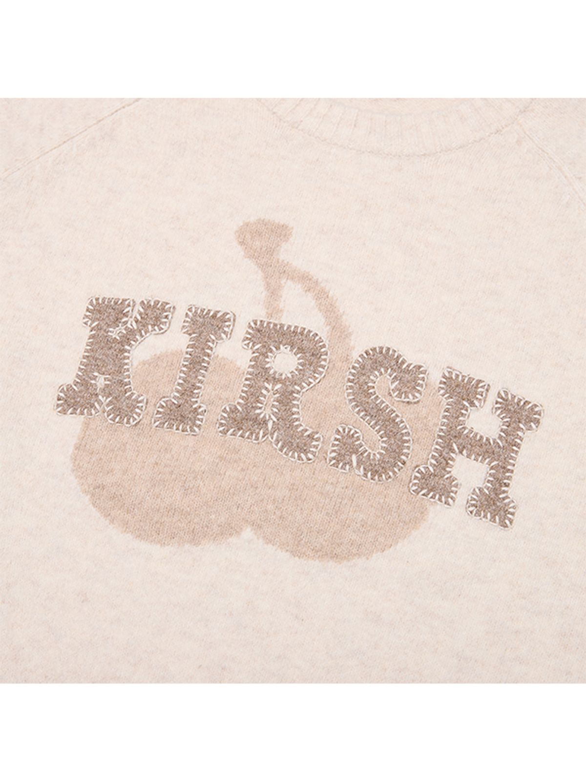 키르시(KIRSH) 루즈핏 패치워크 풀오버 [아이보리]