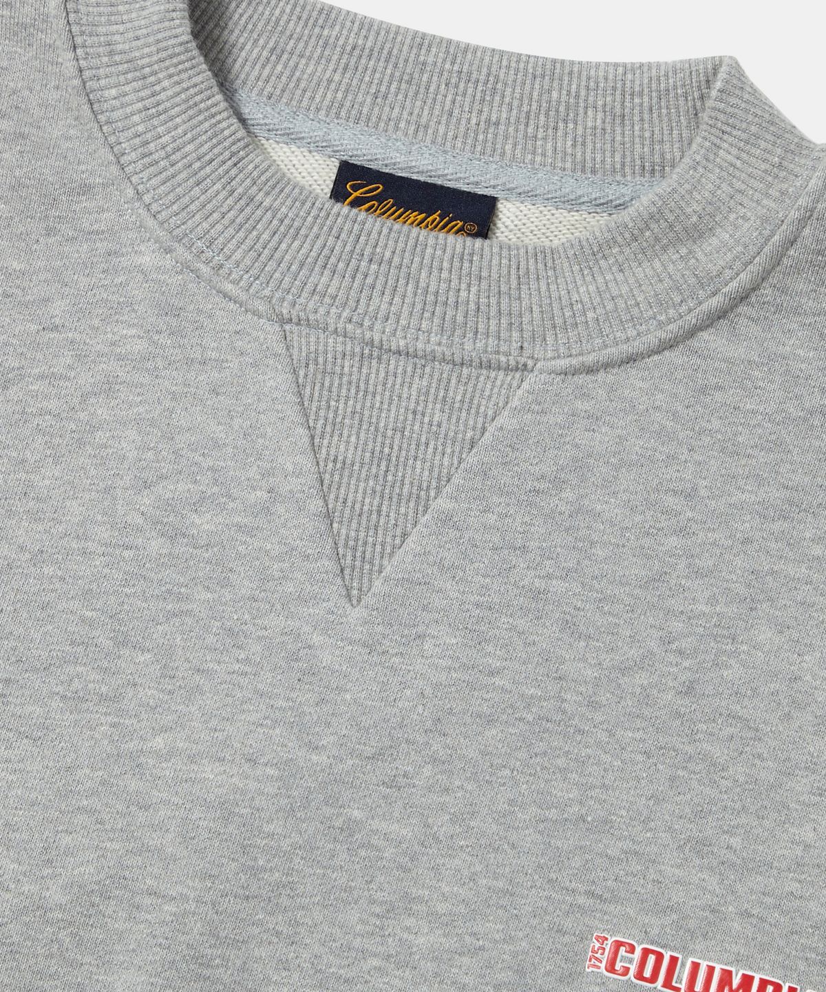 컬럼비아 유니버시티(COLUMBIA UNIVERSITY) BROADWAY TINY HEAVY TERRY CREW NECK_LIGHT GRAY