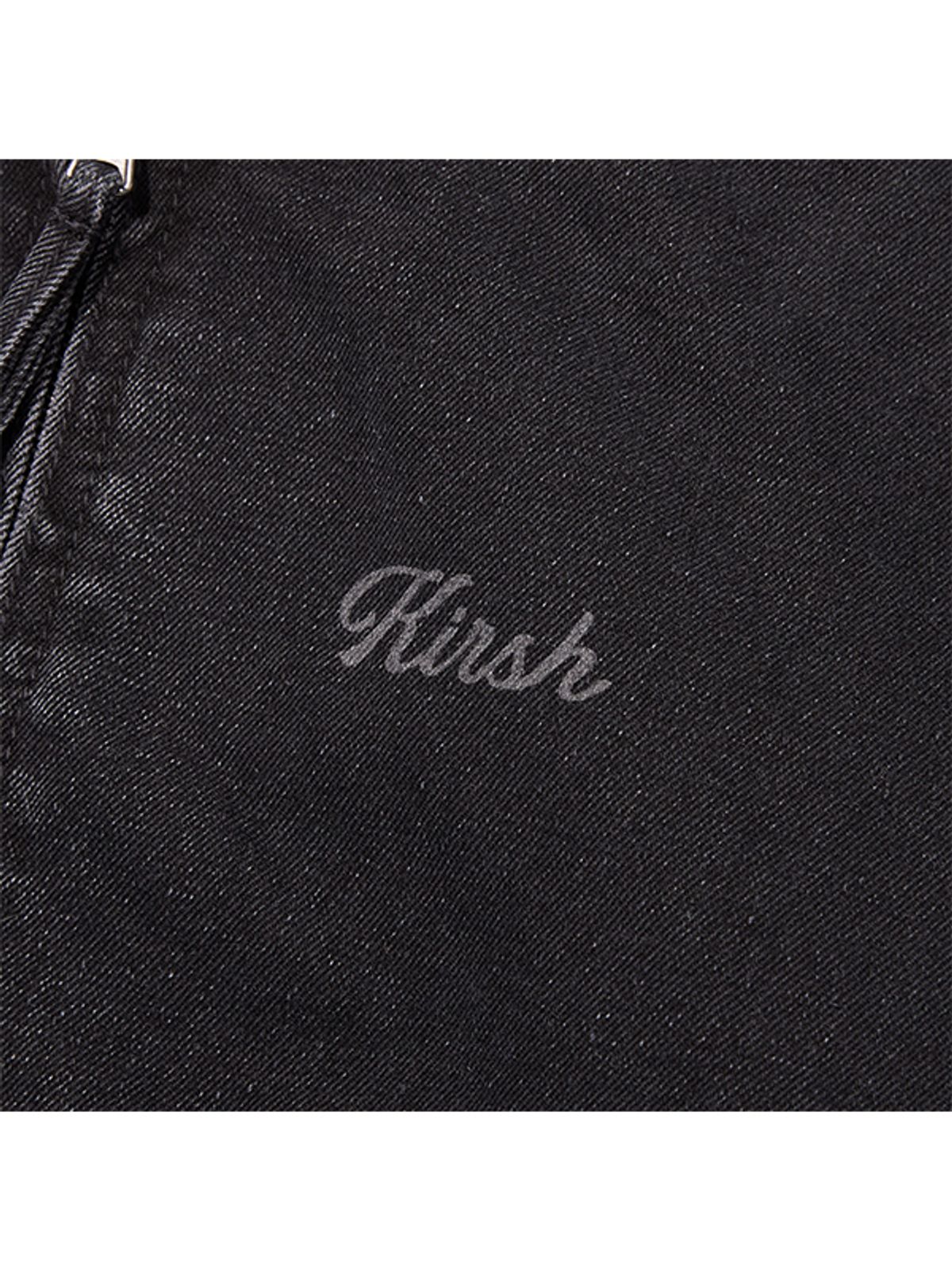 키르시(KIRSH) 피그먼트 다잉 후드 자켓 [블랙]